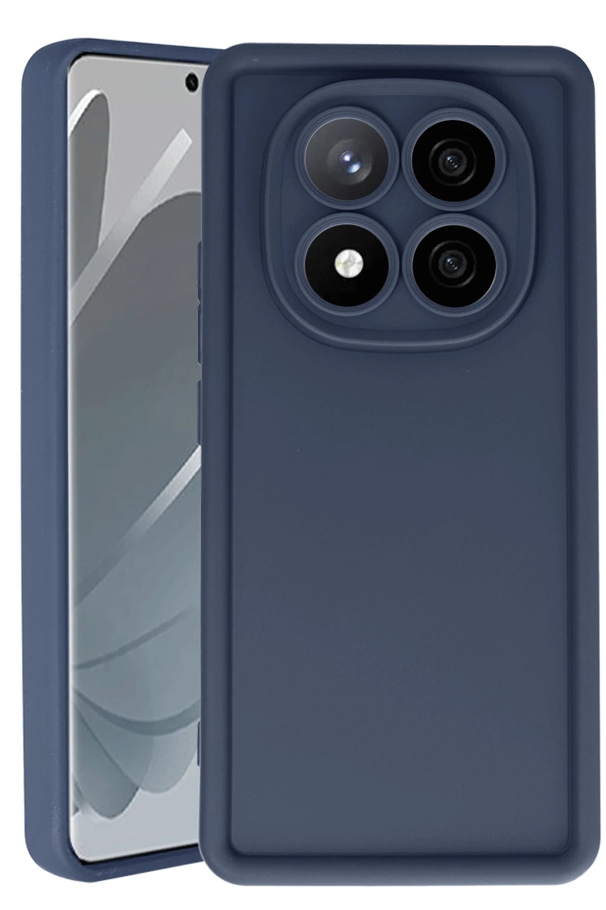 Xiaomi Redmi Note 14 Pro 5G Kılıf Viera Silikon - Lacivert-(5796)