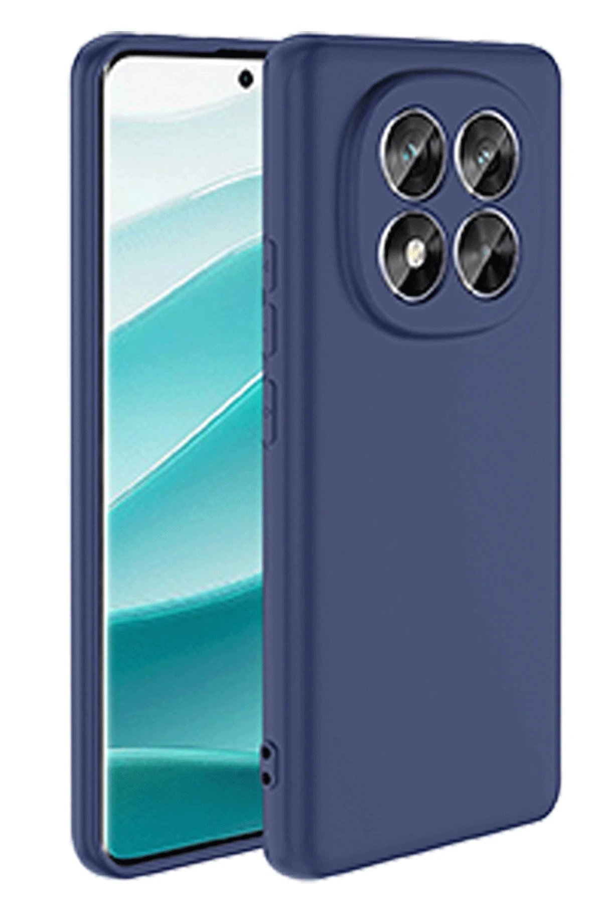 Xiaomi Redmi Note 14 Pro 5G Kılıf First Silikon - Lacivert-(5796)