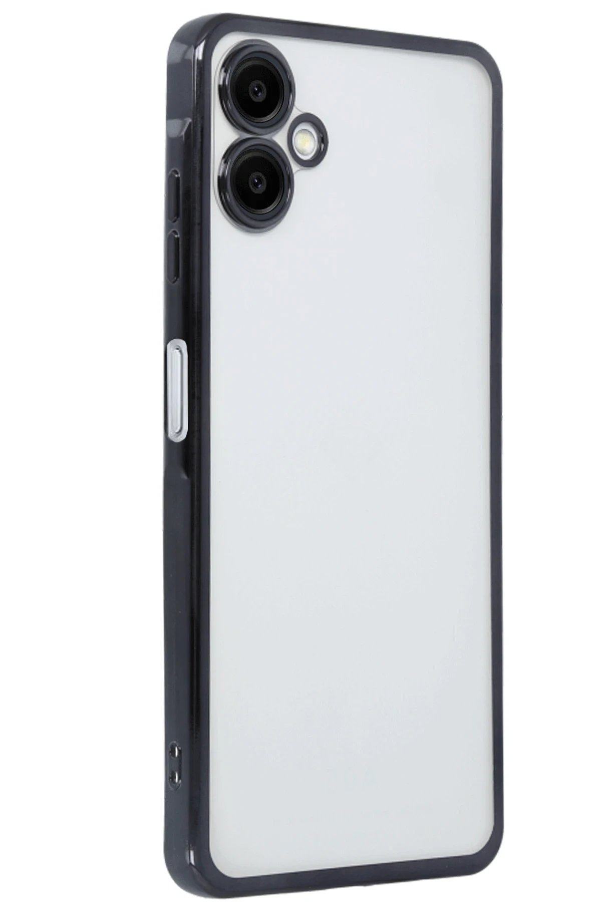 Samsung Galaxy A06 Kılıf Lensli Silikon - Siyah-(5796)