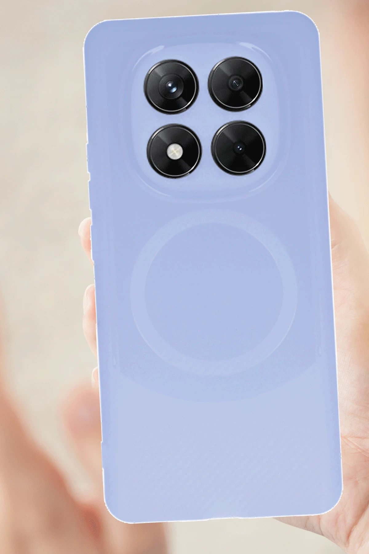 Xiaomi Redmi Note 14 Pro 5G Kılıf Maya Karbon Kapak - Gri-(5796)