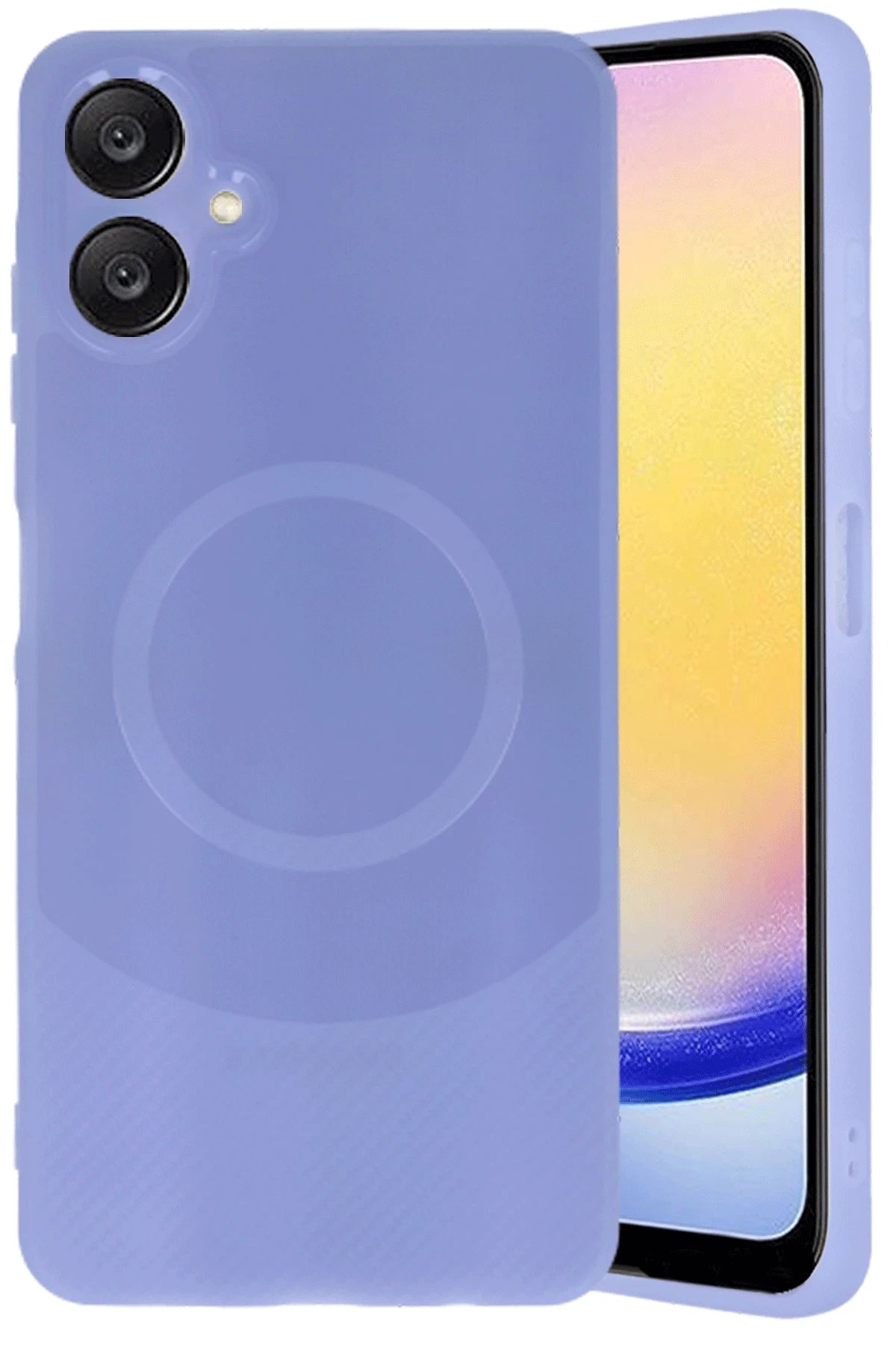 Samsung A06 Kılıf Maya Karbon Kapak - Lila-(5796)