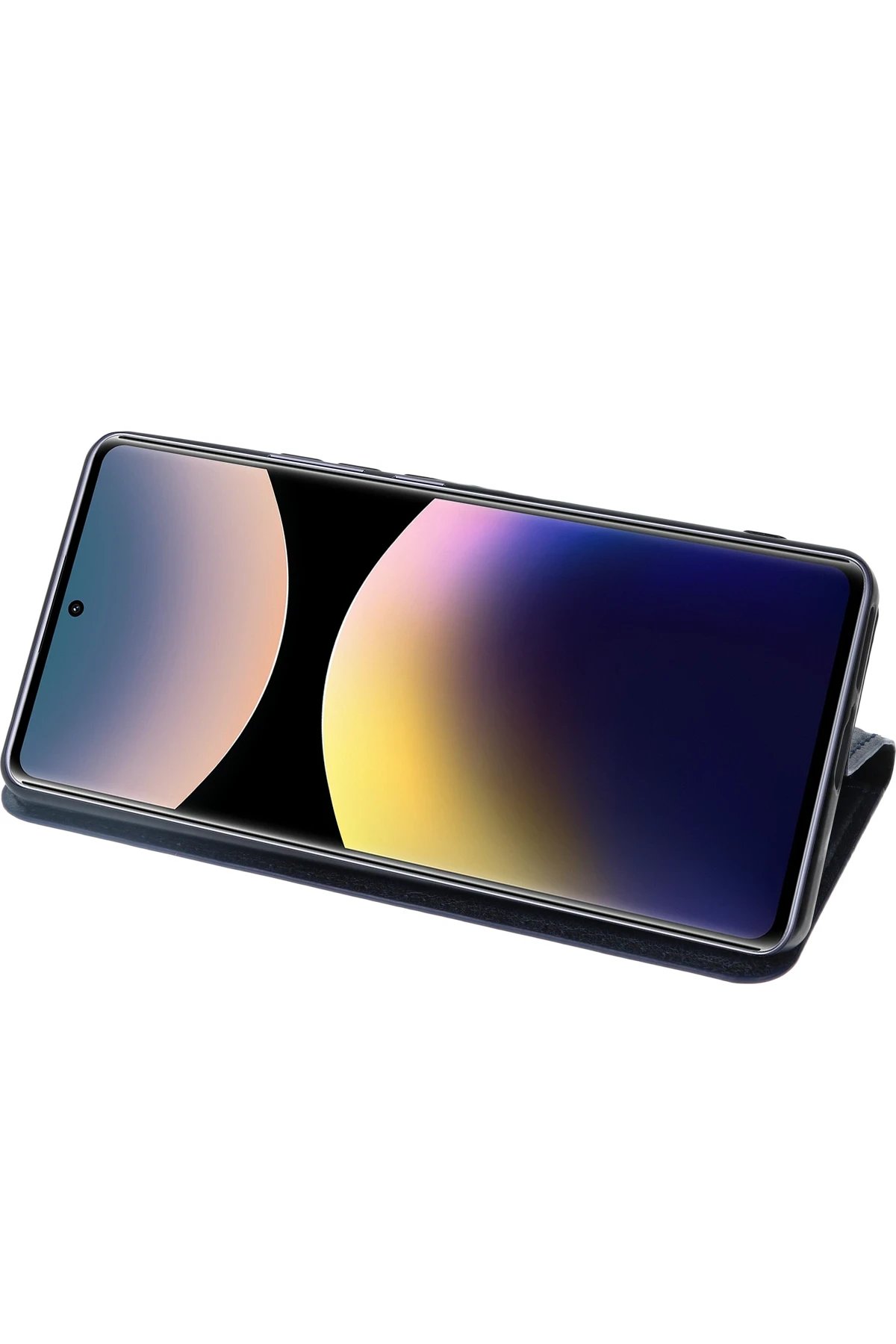 Xiaomi Redmi Note 14 Pro 4G Kılıf Trend S Plus Kapaklı Kılıf - Lacivert-(5796)