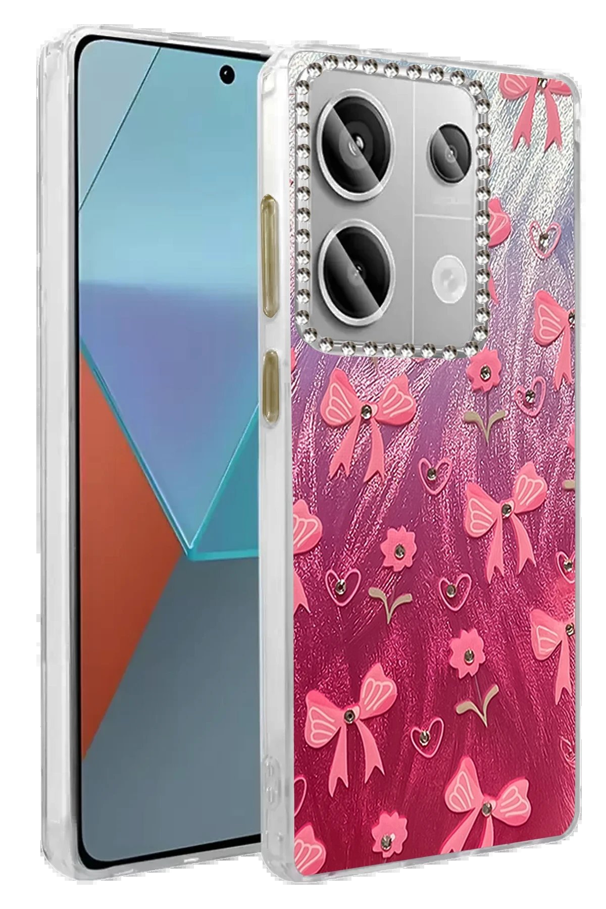 Xiaomi Redmi Note 13 Pro 5G Kılıf Blade Aynalı Desenli Kapak - Desen 3-(5796)