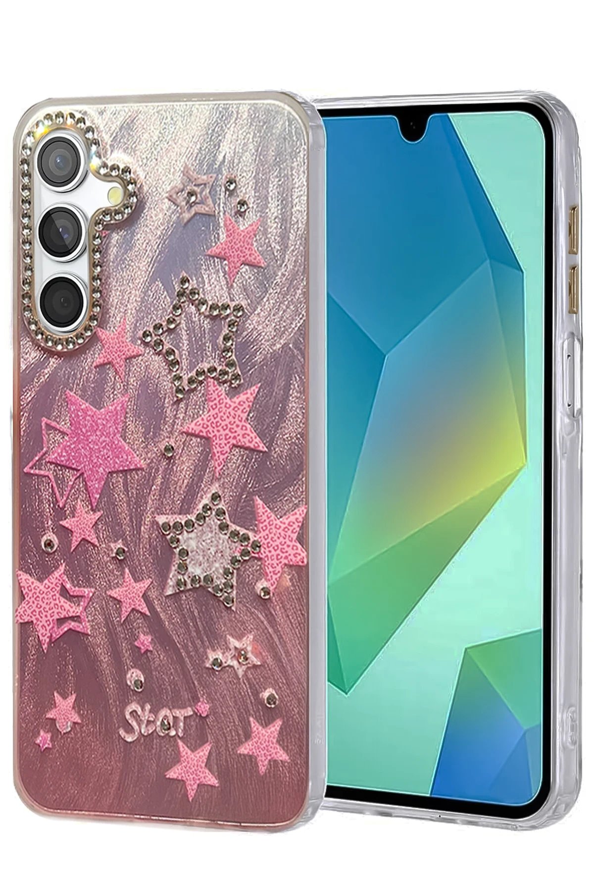 Samsung Galaxy S25 Kılıf Blade Aynalı Desenli Kapak - Desen 7-(5796)