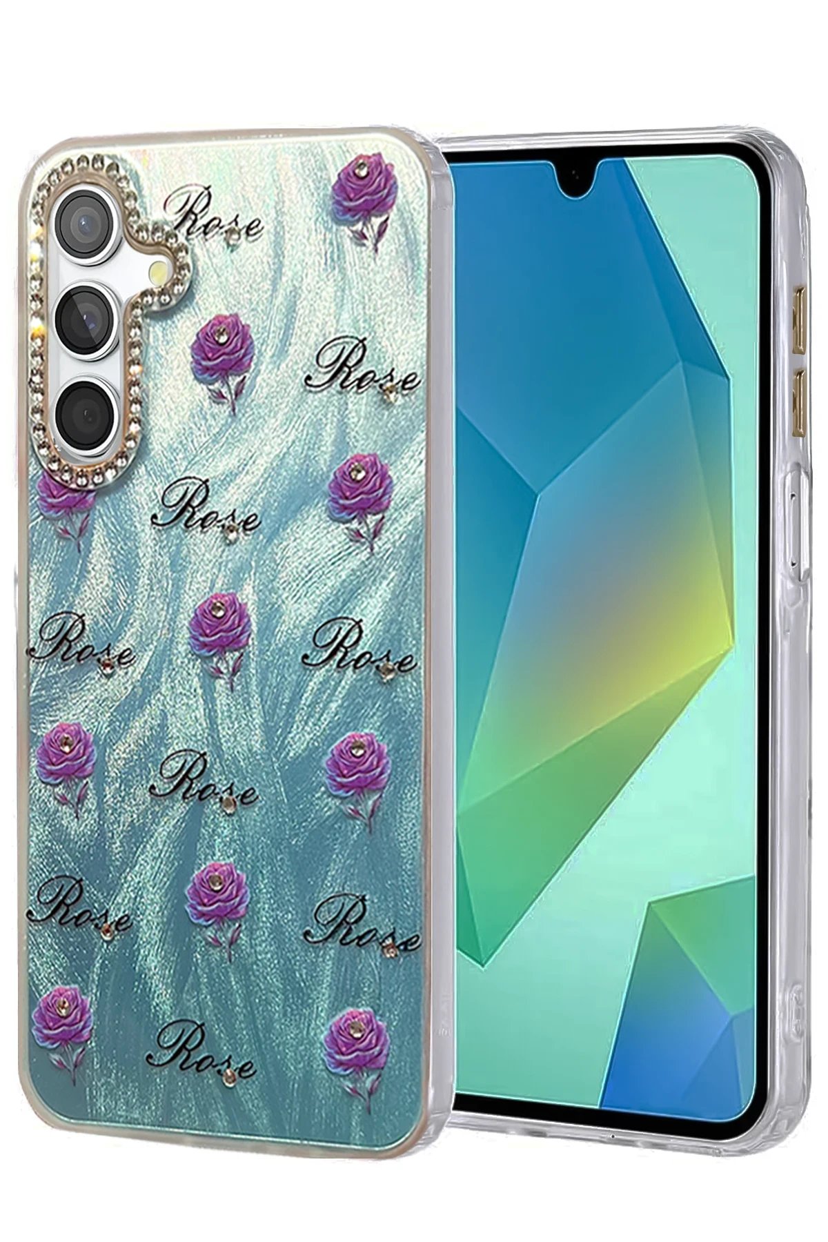 Samsung Galaxy A14 4G Kılıf Blade Aynalı Desenli Kapak - Desen 9-(5796)