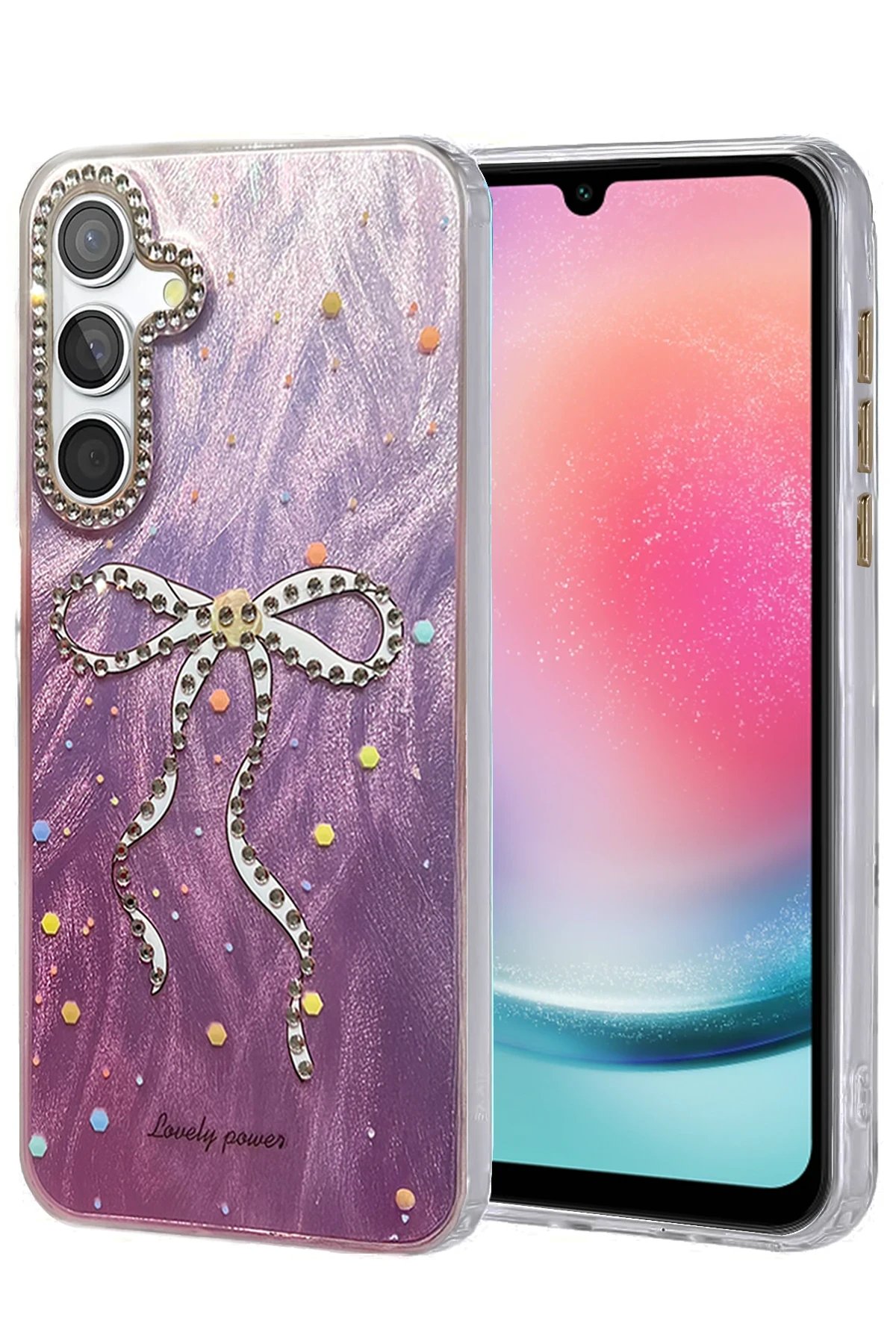 Samsung Galaxy A24 4G Kılıf Blade Aynalı Desenli Kapak - Desen 1-(5796)
