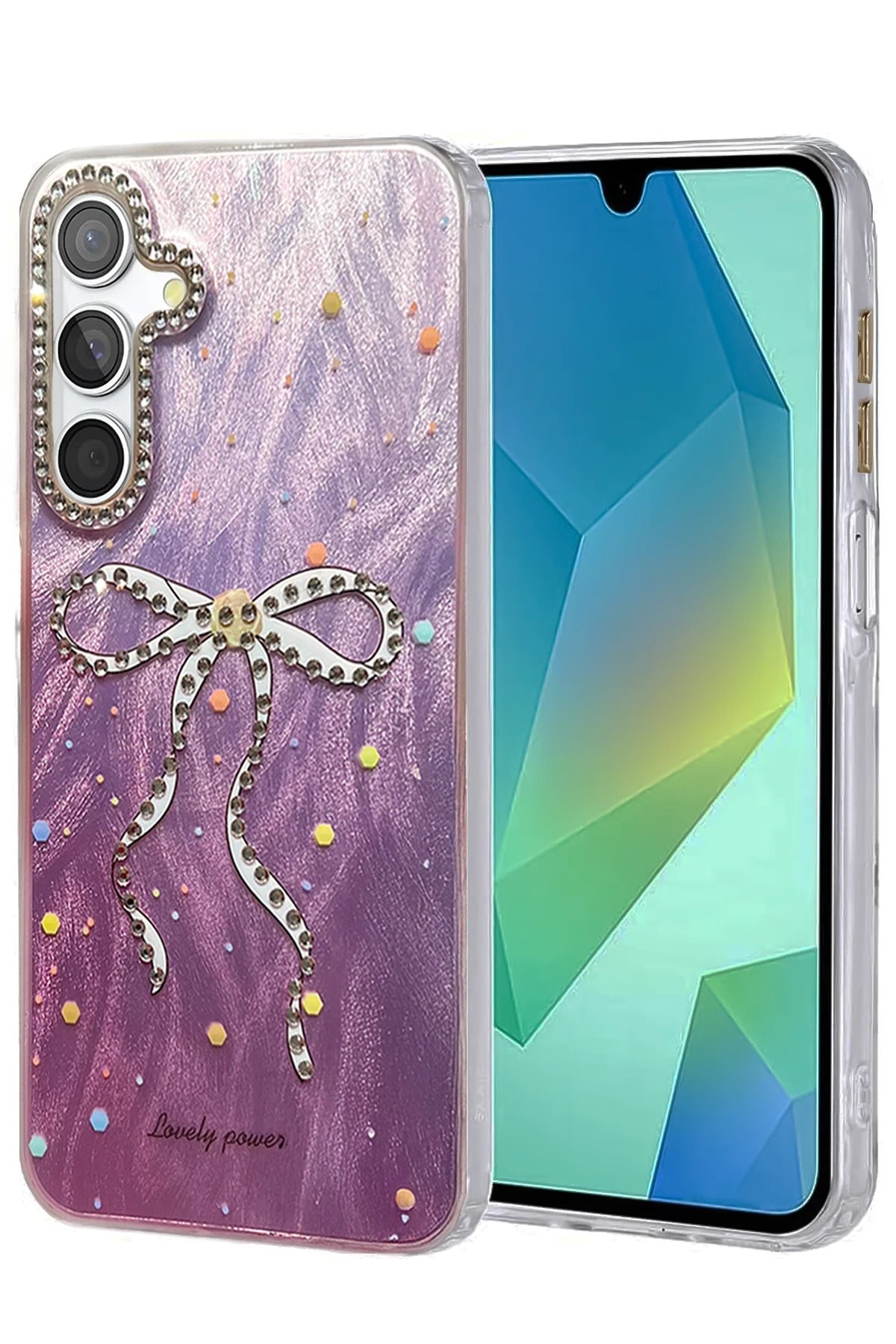 Samsung Galaxy A54 5G Kılıf Blade Aynalı Desenli Kapak - Desen 1-(5796)