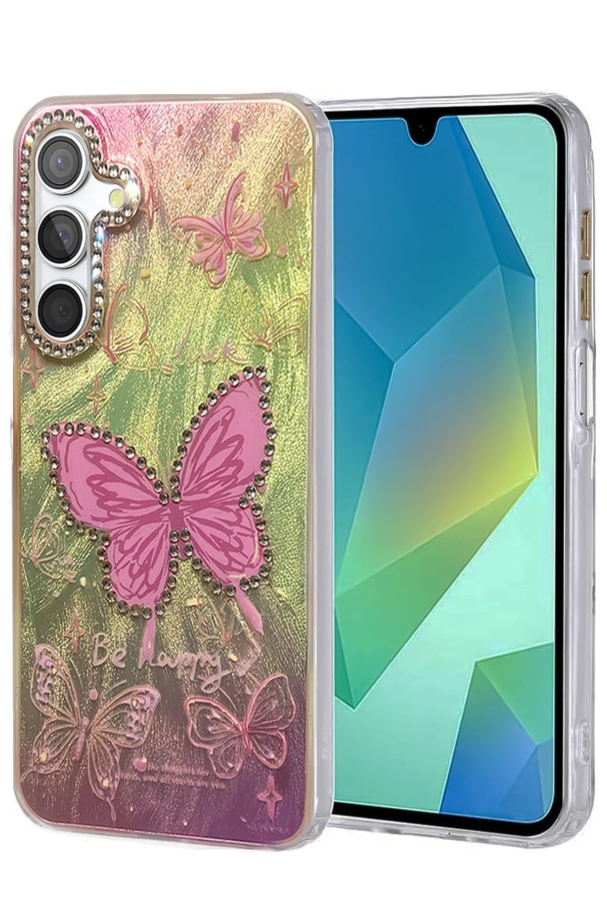 Samsung Galaxy A16 5G Kılıf Blade Aynalı Desenli Kapak - Desen 5-(5796)