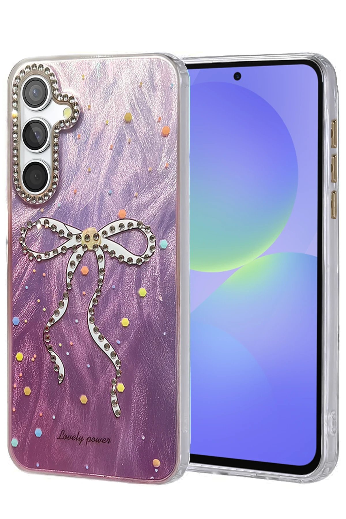 Samsung Galaxy A36 Kılıf Blade Aynalı Desenli Kapak - Desen 1-(5796)