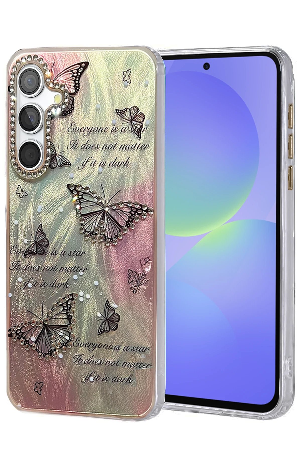 Samsung Galaxy A36 Kılıf Blade Aynalı Desenli Kapak - Desen 6-(5796)