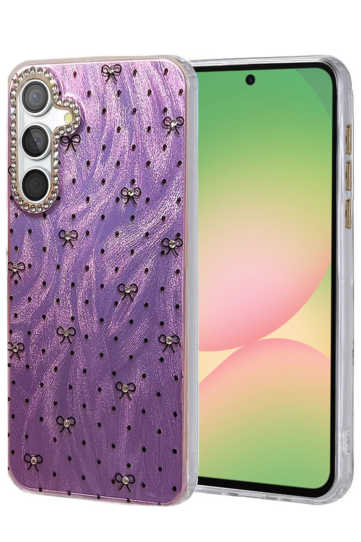 Samsung Galaxy A56 Kılıf Blade Aynalı Desenli Kapak - Desen 2-(5796)