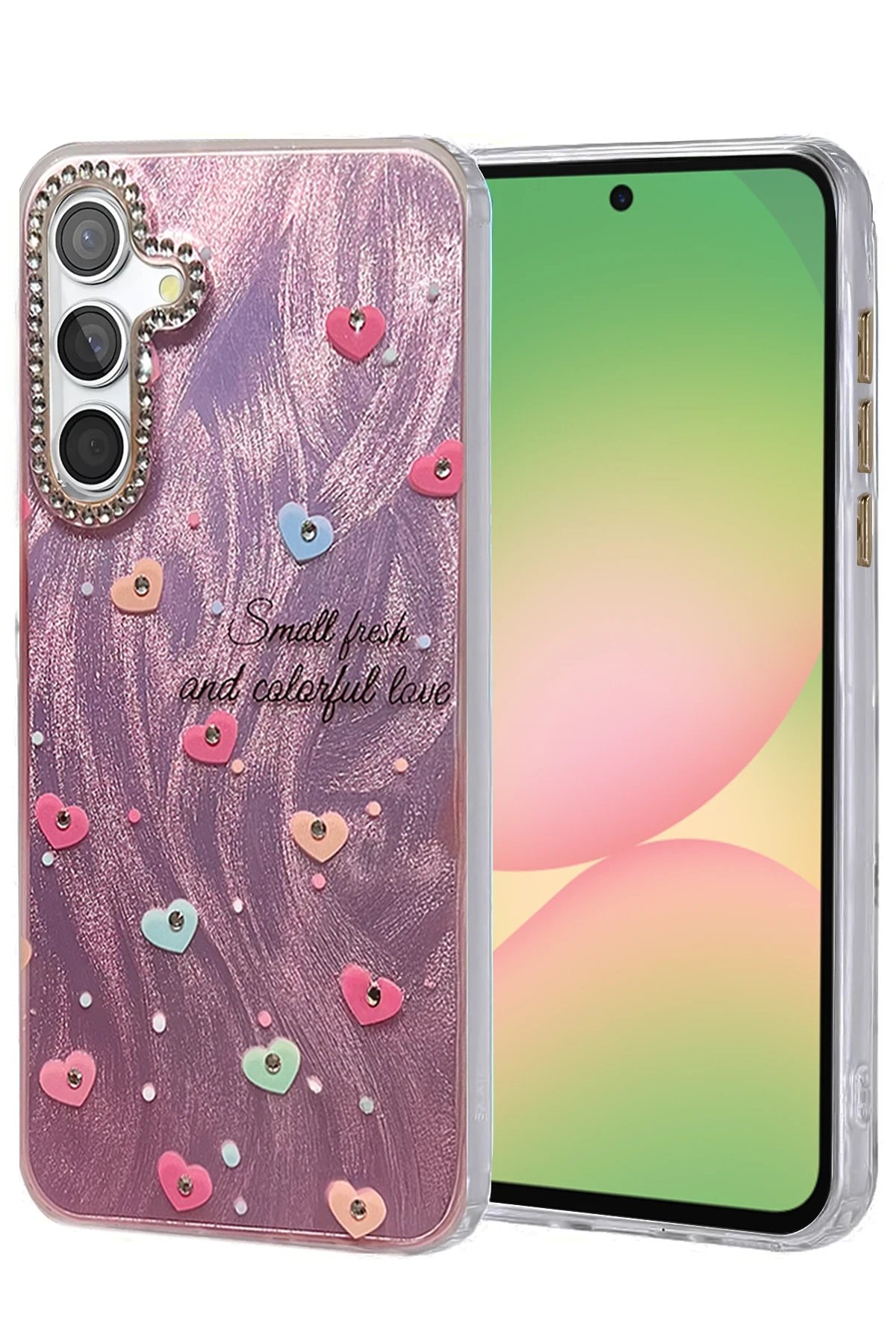 Samsung Galaxy A56 Kılıf Blade Aynalı Desenli Kapak - Desen 8-(5796)