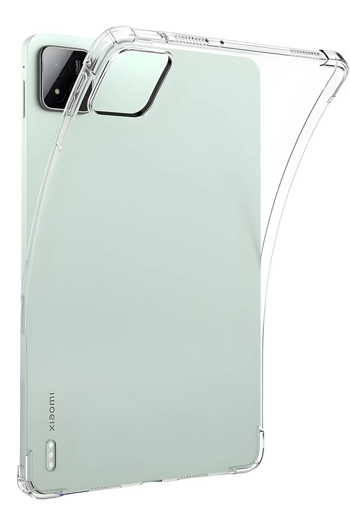 Xiaomi Pad 7 Pro Kılıf Anti Şeffaf Tablet Silikon - Şeffaf-(5796)