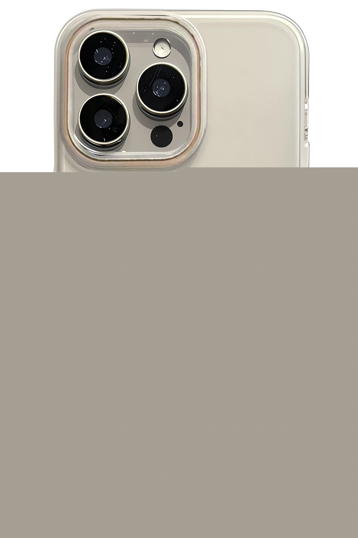 Apple iPhone 14 Pro Max Velar Magsafe Kapak - Çöl Titanyum-(5796)