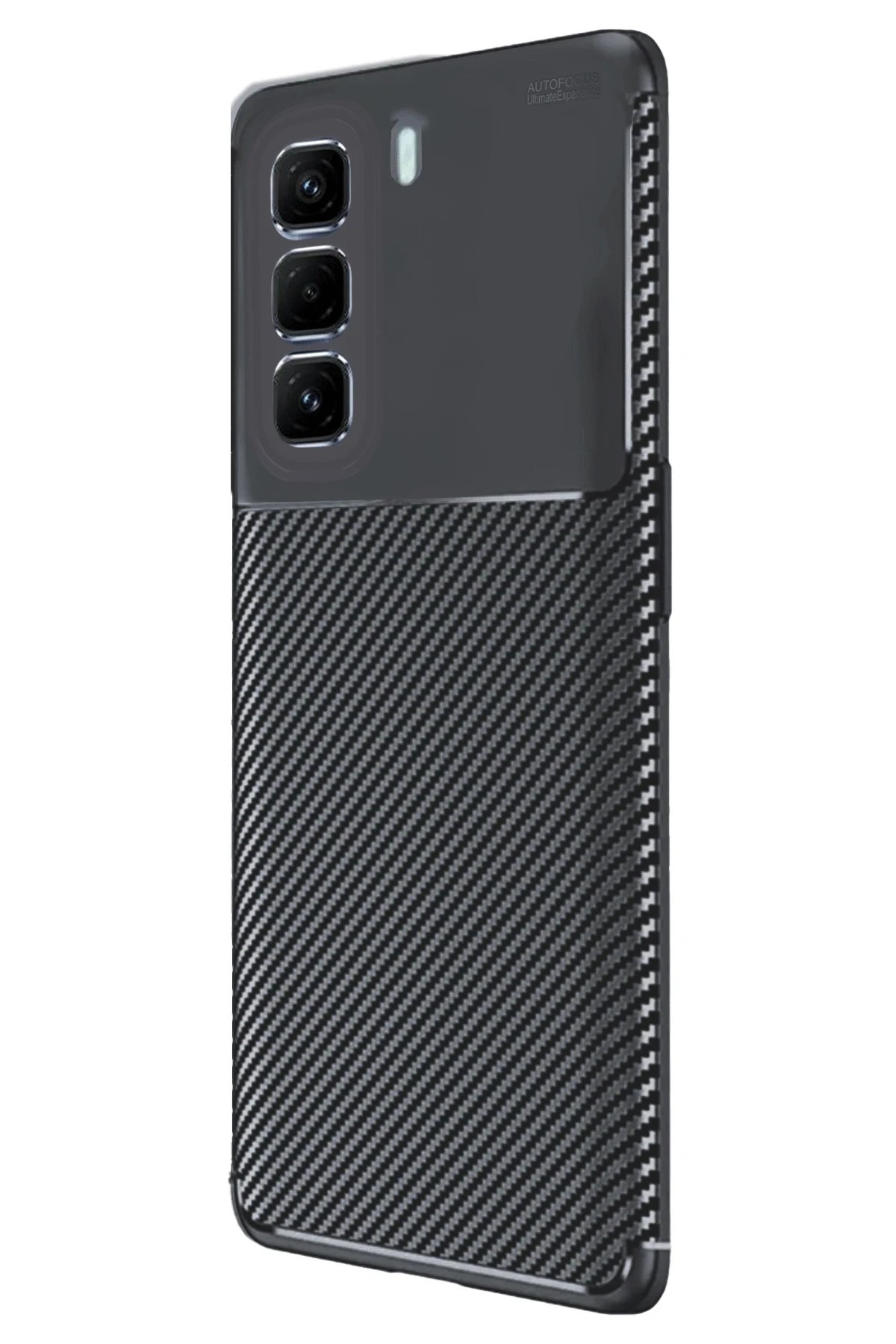 İnfinix Hot 50 Pro Plus 4G Auto Focus Karbon Kapak - Siyah-(5796)