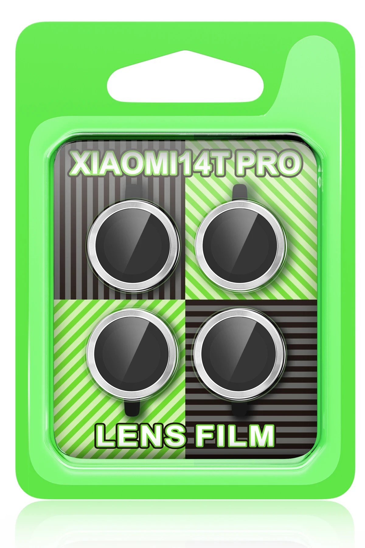 Xiaomi Mi 14T Pro Raze Metal Kamera Lens - Gümüş-(5796)