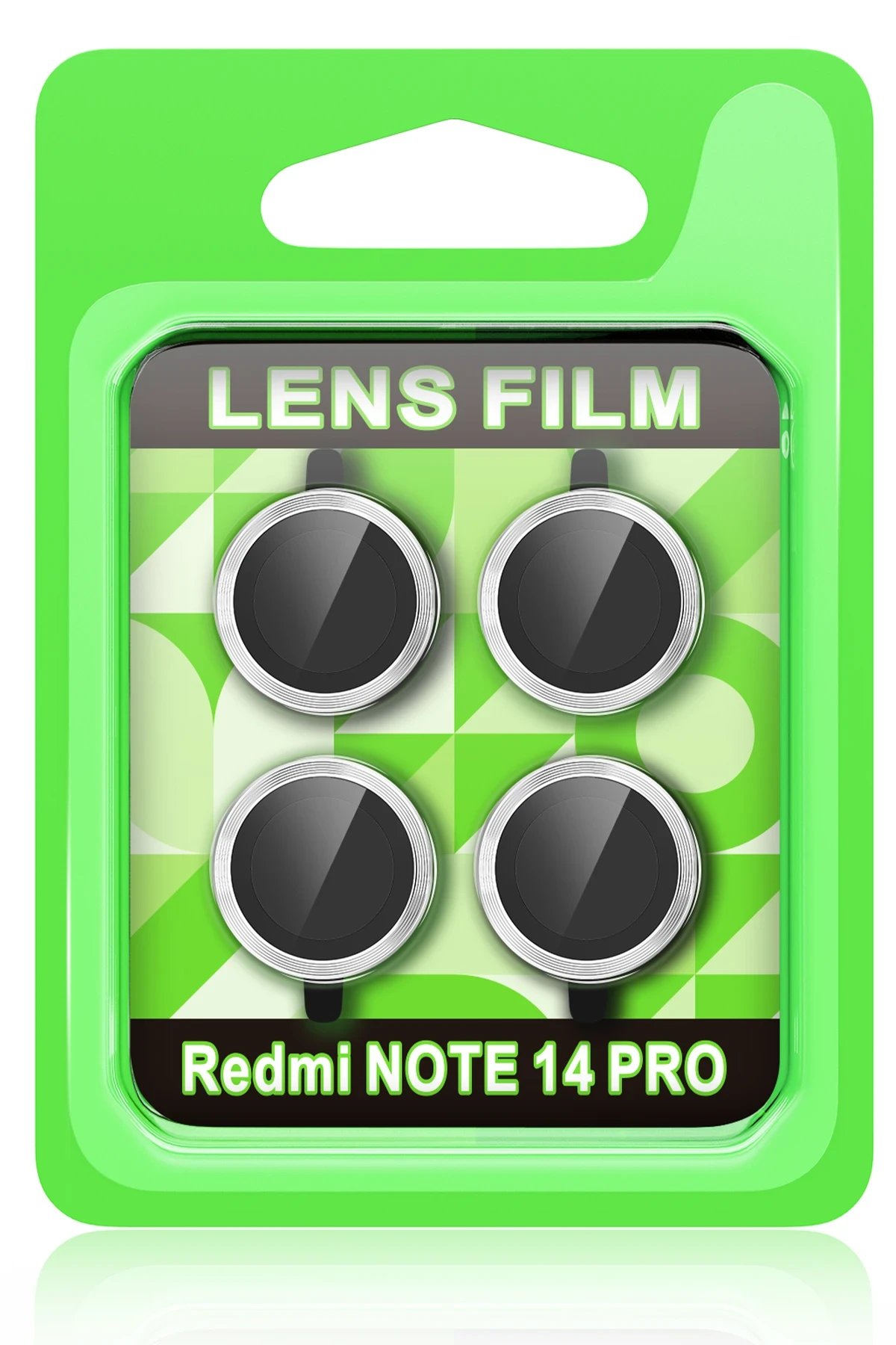 Xiaomi Redmi Note 14 Pro 5G Raze Metal Kamera Lens - Gümüş-(5796)