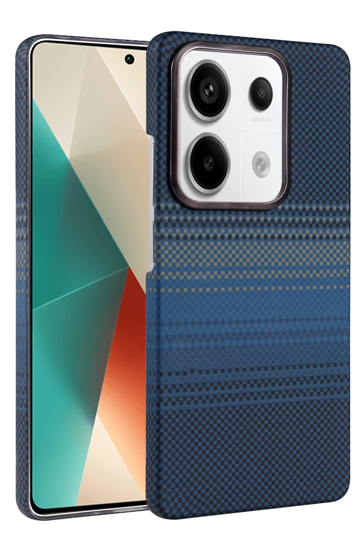 Xiaomi Redmi Note 13 Pro 4G Vega Magsafe Kapak - Mavi-(5796)