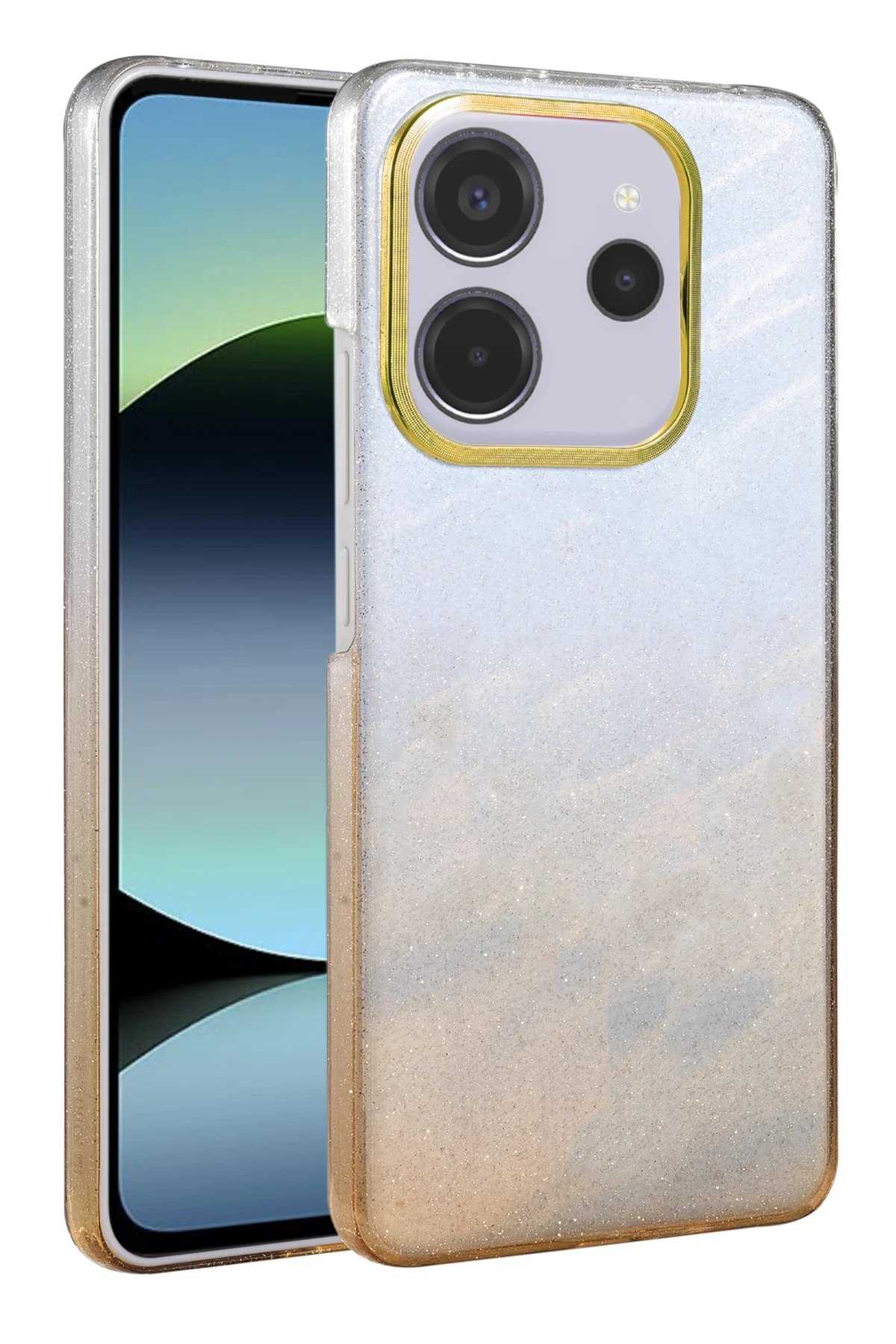 Xiaomi Redmi 12 Glossy Kapak - Çöl Titanyum-(5796)