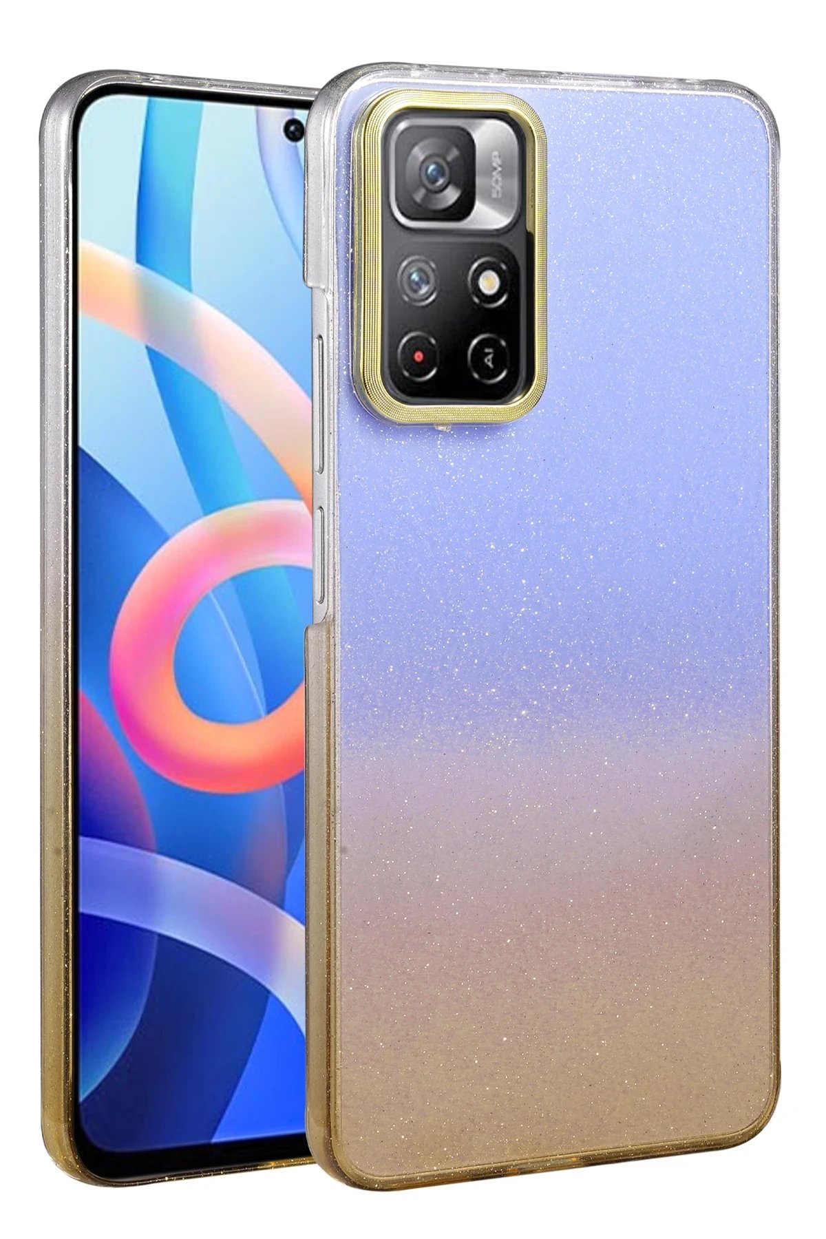 Xiaomi Redmi Note 11 Pro Glossy Kapak - Çöl Titanyum-(5796)