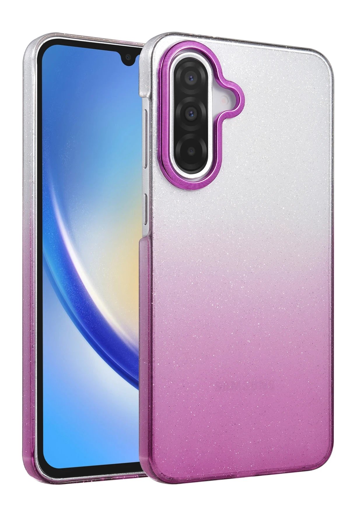 Samsung Galaxy A56 Glossy Kapak - Mor-(5796)
