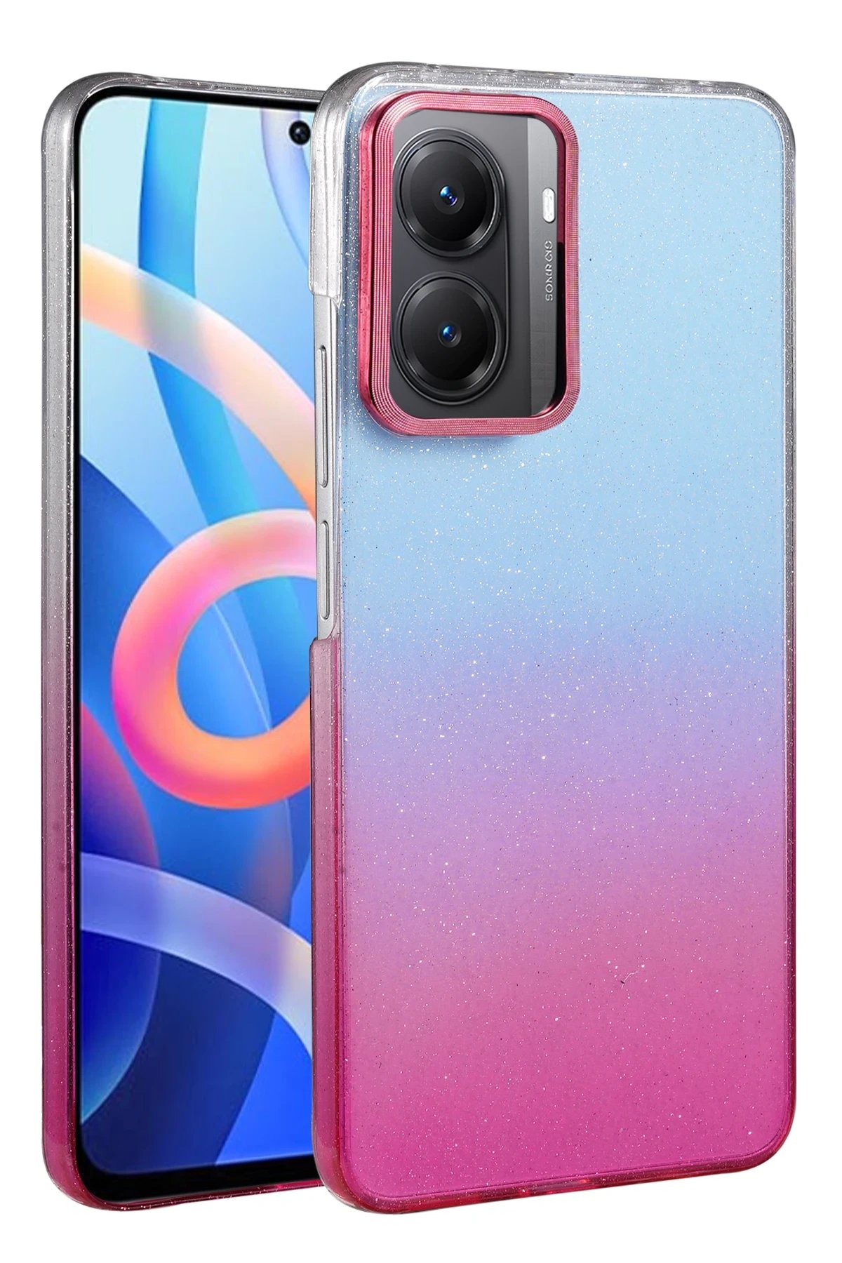 Xiaomi Poco X7 Pro Glossy Kapak - Pembe-(5796)