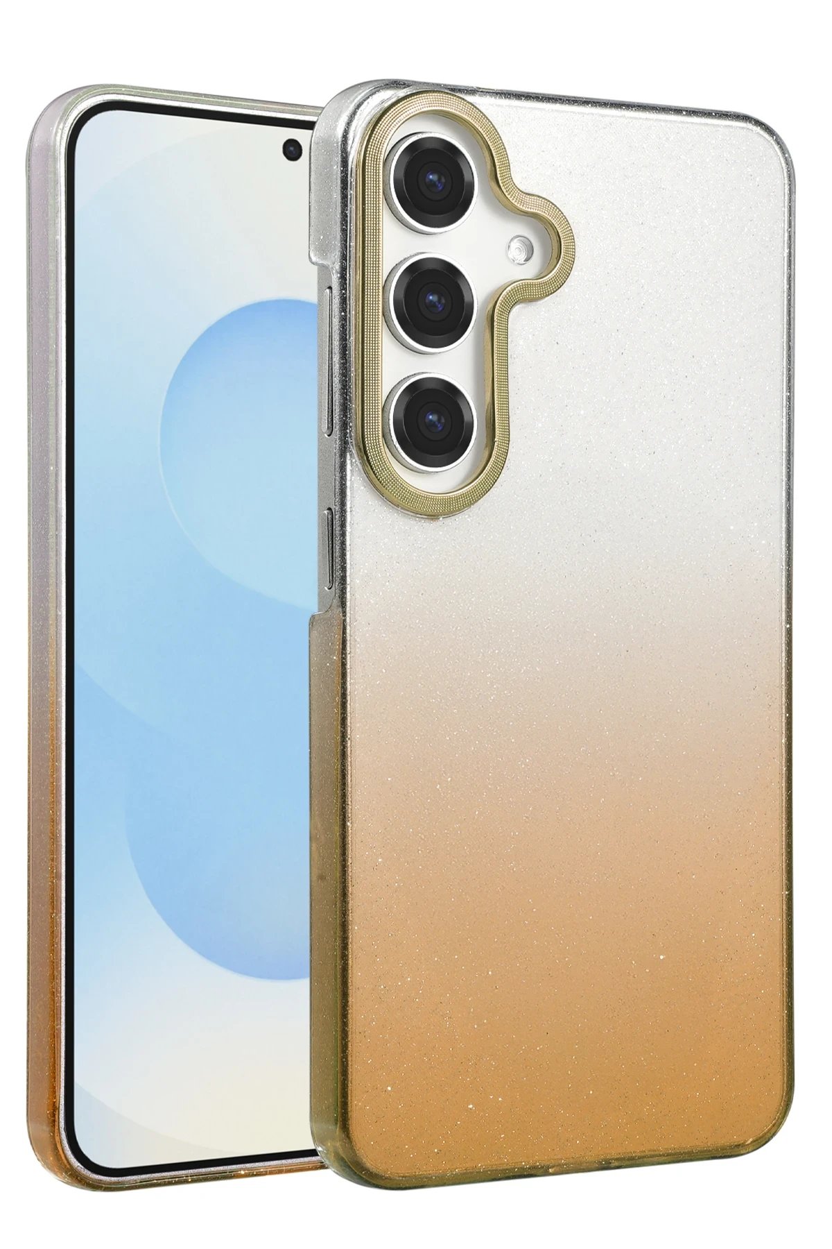 Samsung Galaxy A14 4G Glossy Kapak - Çöl Titanyum-(5796)