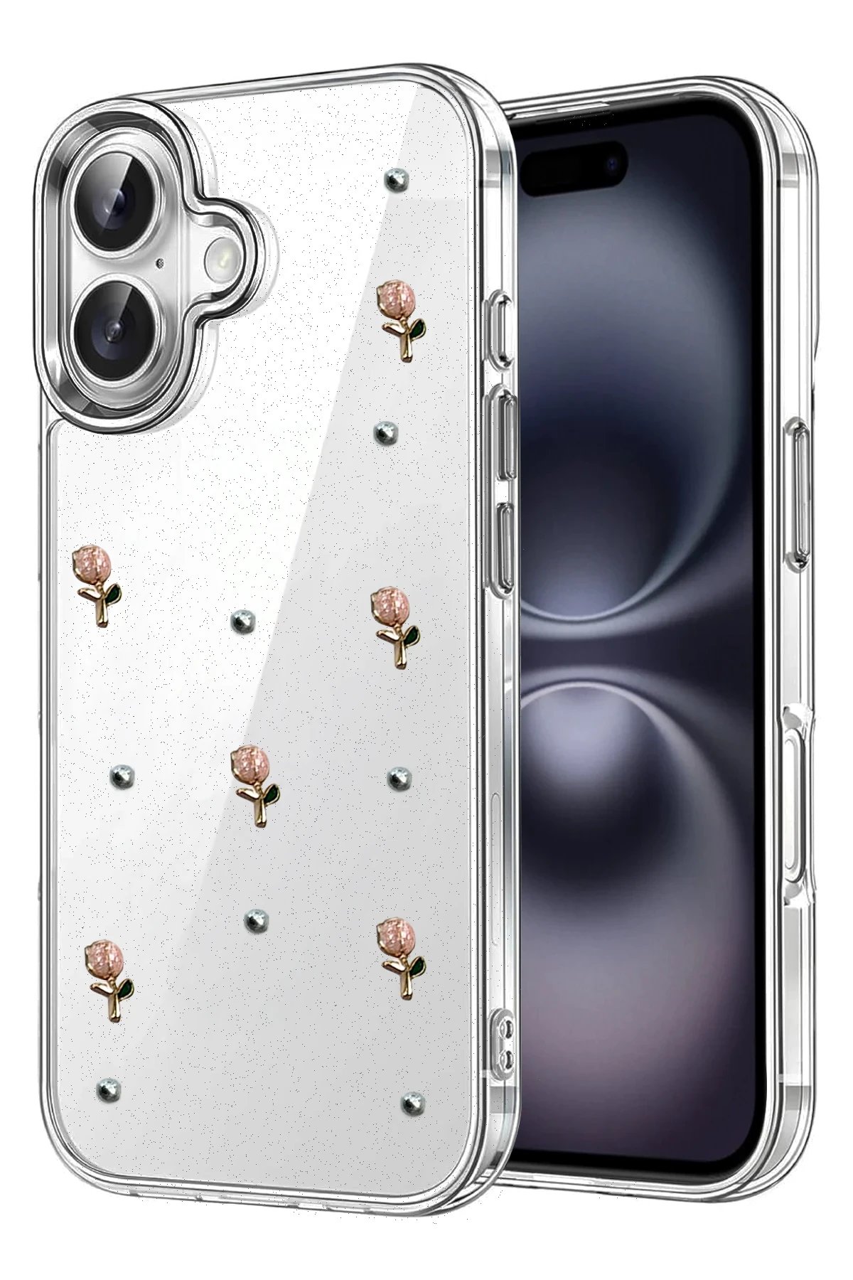 Apple iPhone 16 Plus Fiyonk Desenli Kapak - Desen 5-(5796)