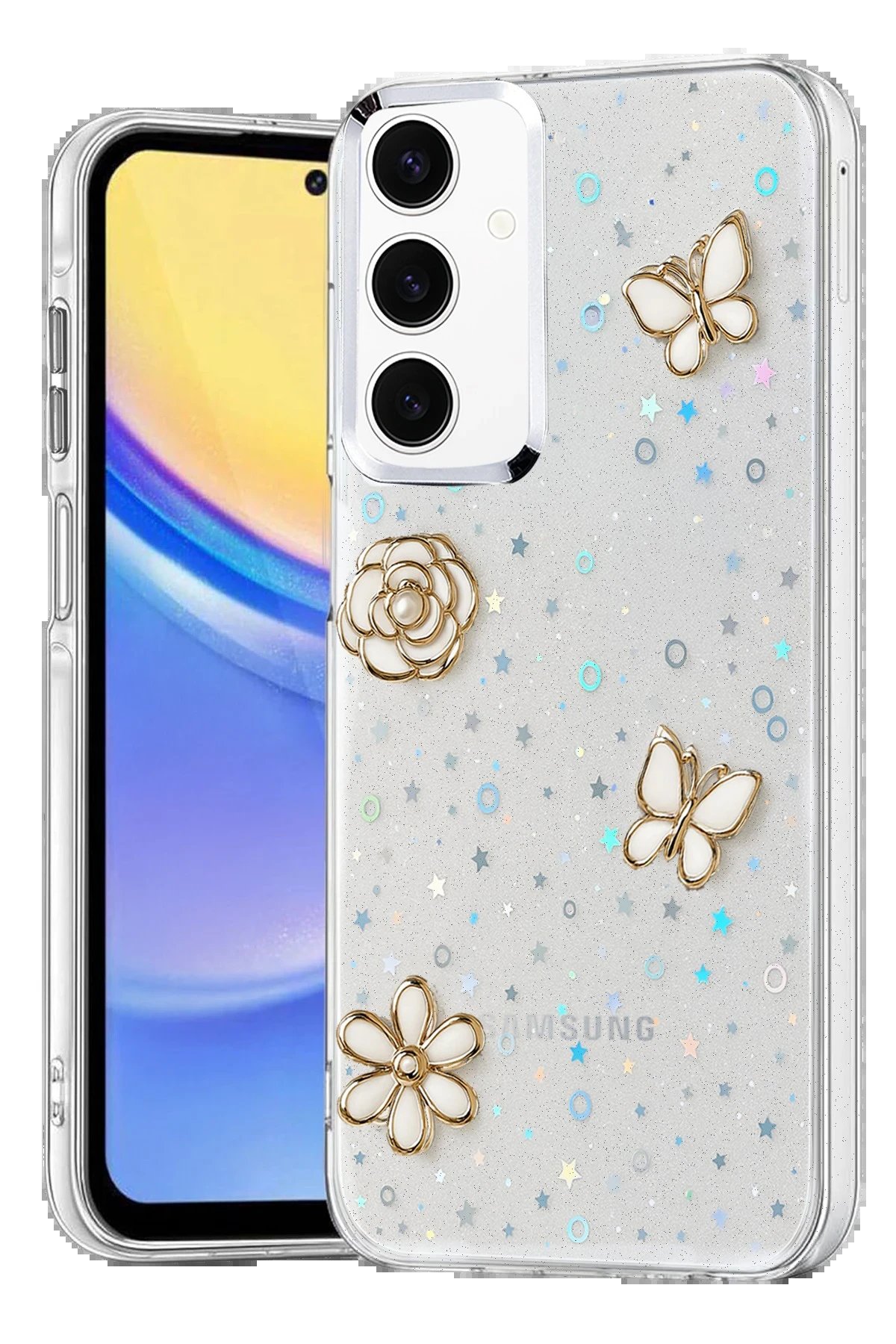Samsung Galaxy A35 5G Fiyonk Desenli Kapak - Desen 2-(5796)