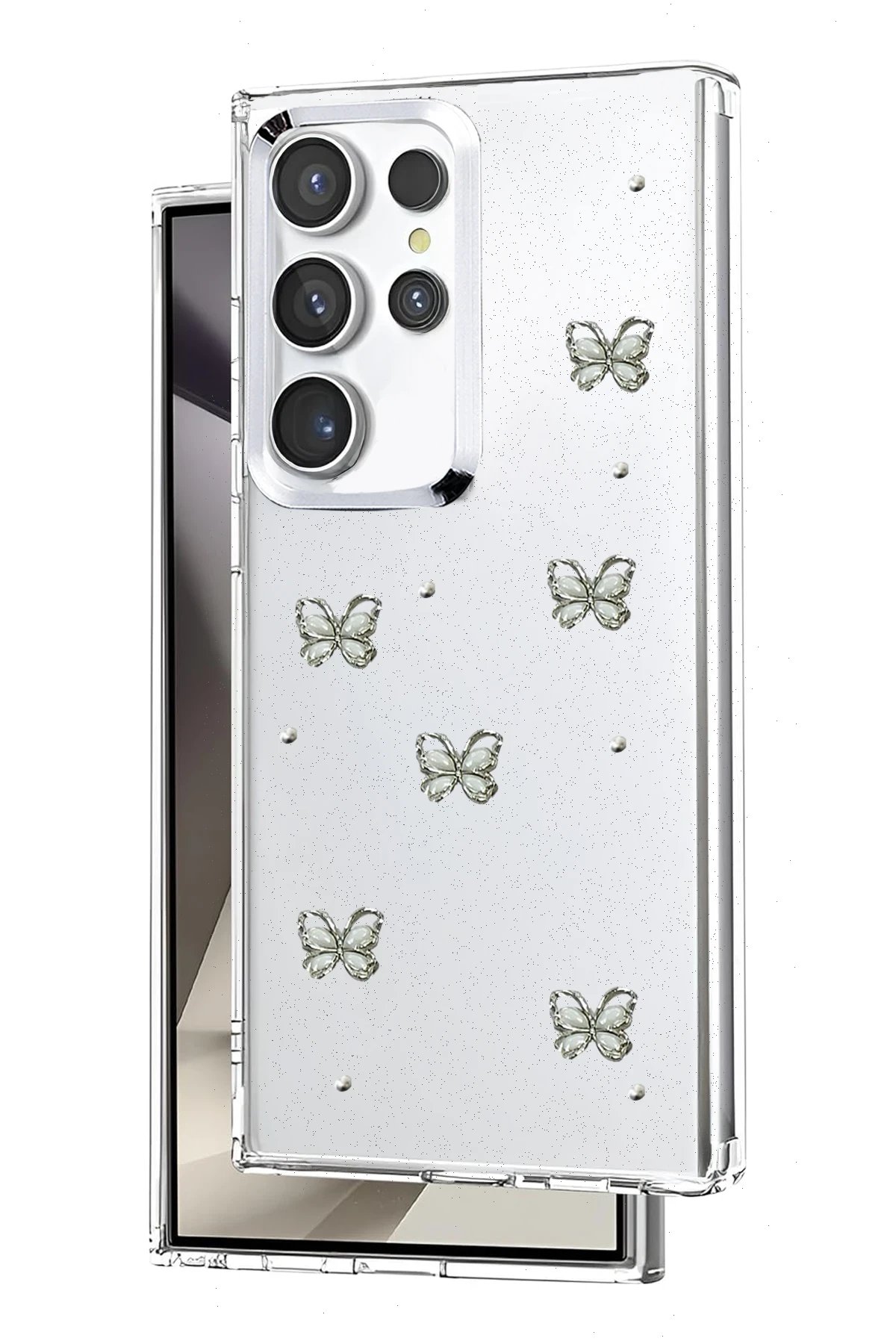 Samsung Galaxy S24 Ultra Fiyonk Desenli Kapak - Desen 1-(5796)