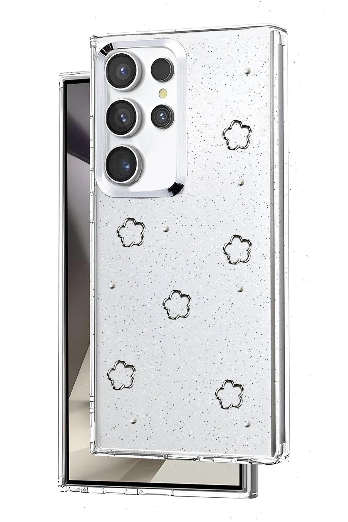 Samsung Galaxy S24 Ultra Fiyonk Desenli Kapak - Desen 3-(5796)
