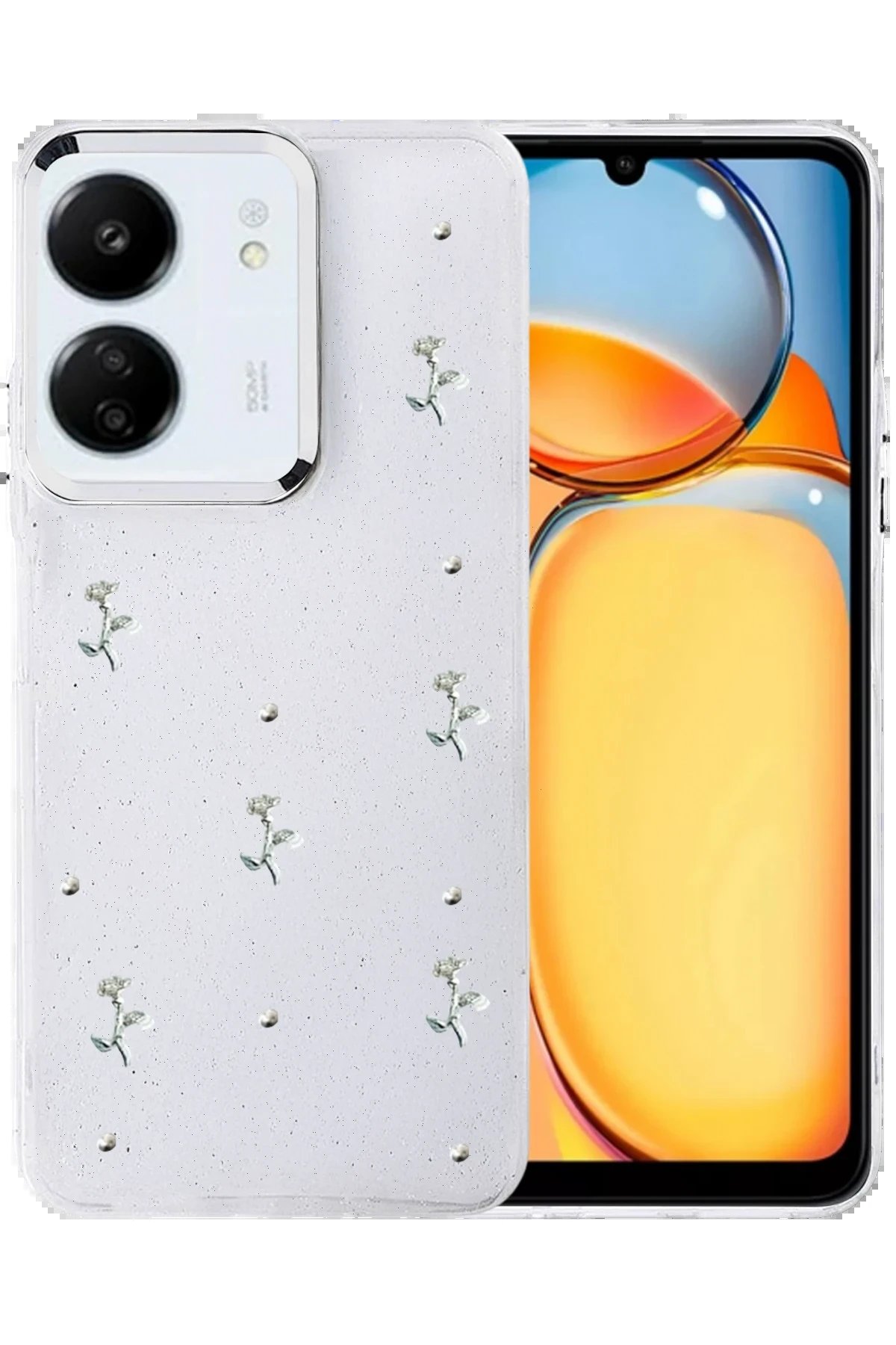 Xiaomi Redmi 13C Fiyonk Desenli Kapak - Desen 7-(5796)