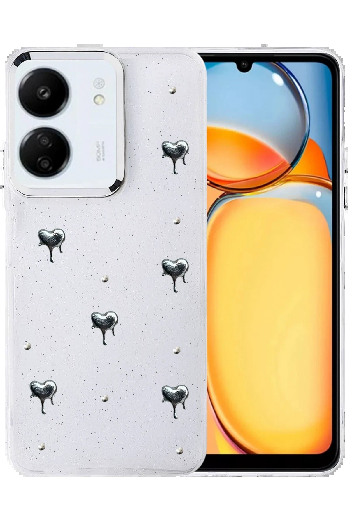 Xiaomi Redmi 13C Fiyonk Desenli Kapak - Desen 9-(5796)