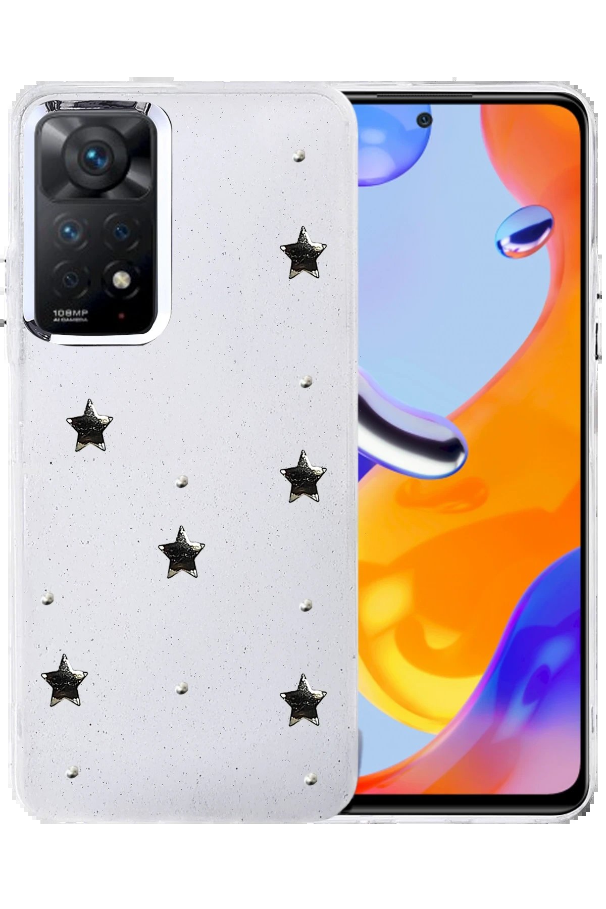 Xiaomi Redmi Note 11 Pro Fiyonk Desenli Kapak - Desen 8-(5796)