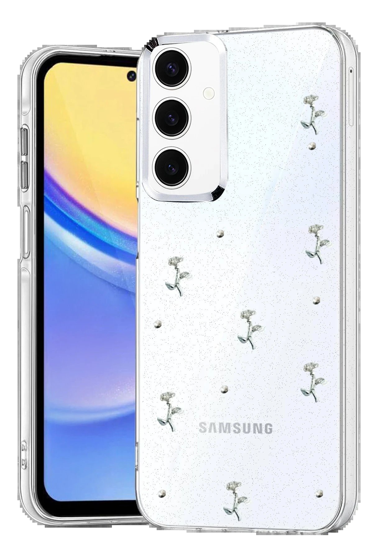 Samsung Galaxy A15 4G Fiyonk Desenli Kapak - Desen 7-(5796)