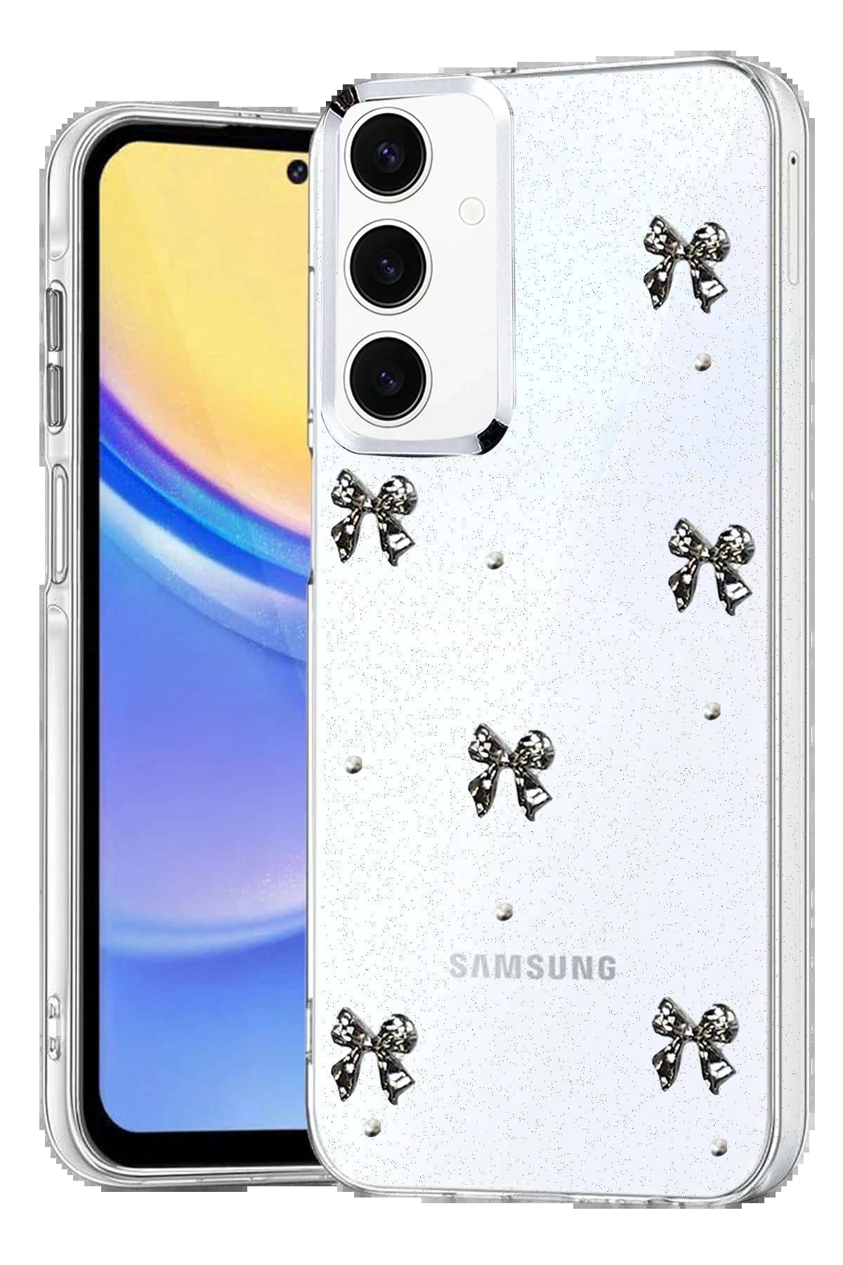 Samsung Galaxy A15 4G Fiyonk Desenli Kapak - Desen 10-(5796)