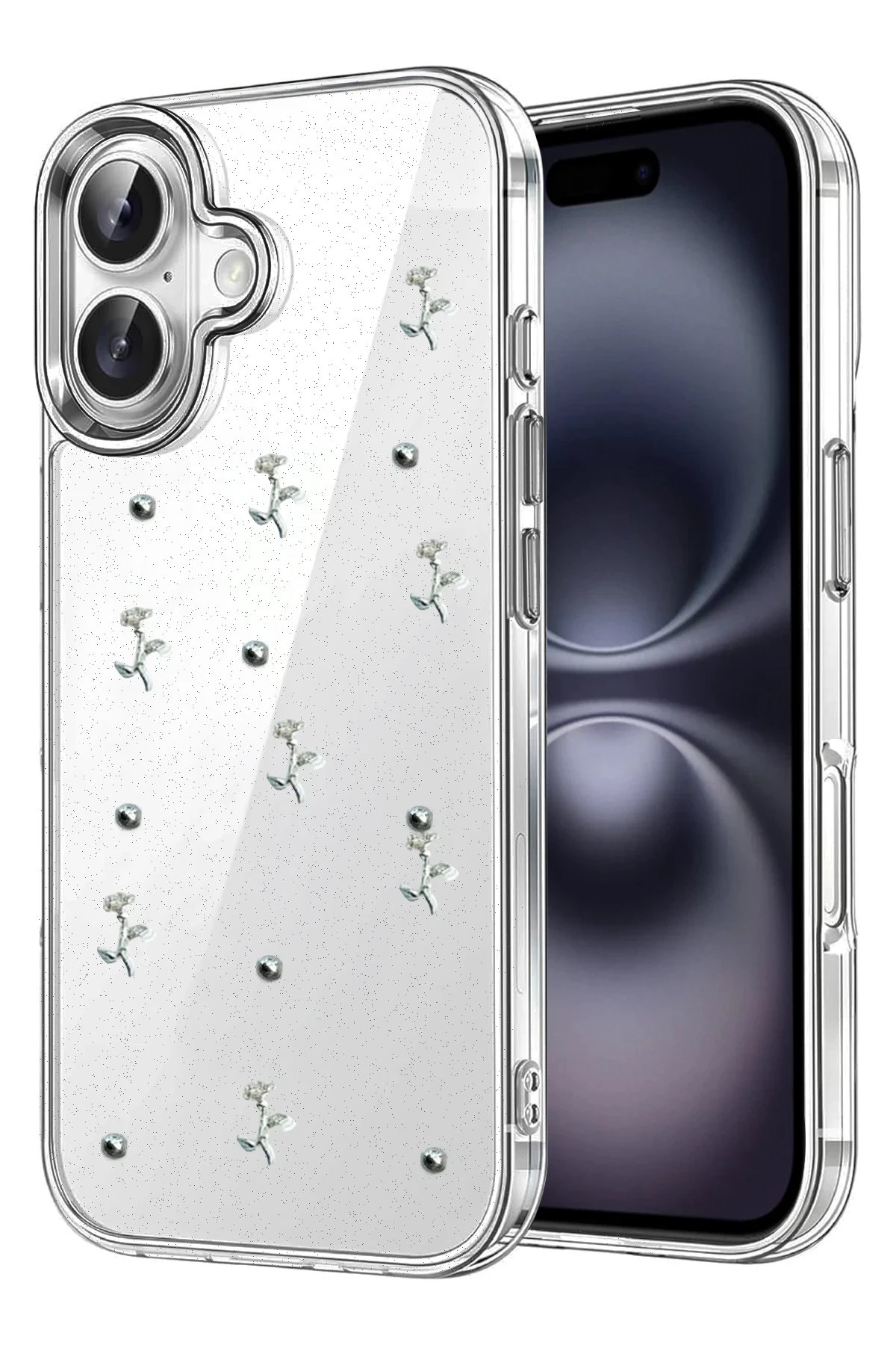 Apple iPhone 16 Fiyonk Desenli Kapak - Desen 7-(5796)