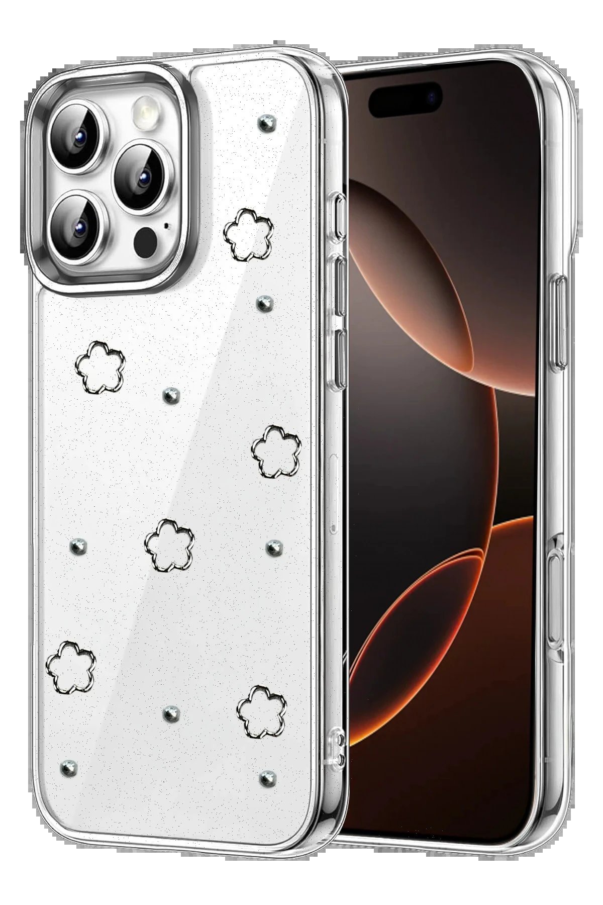 Apple iPhone 16 Pro Max Fiyonk Desenli Kapak - Desen 3-(5796)