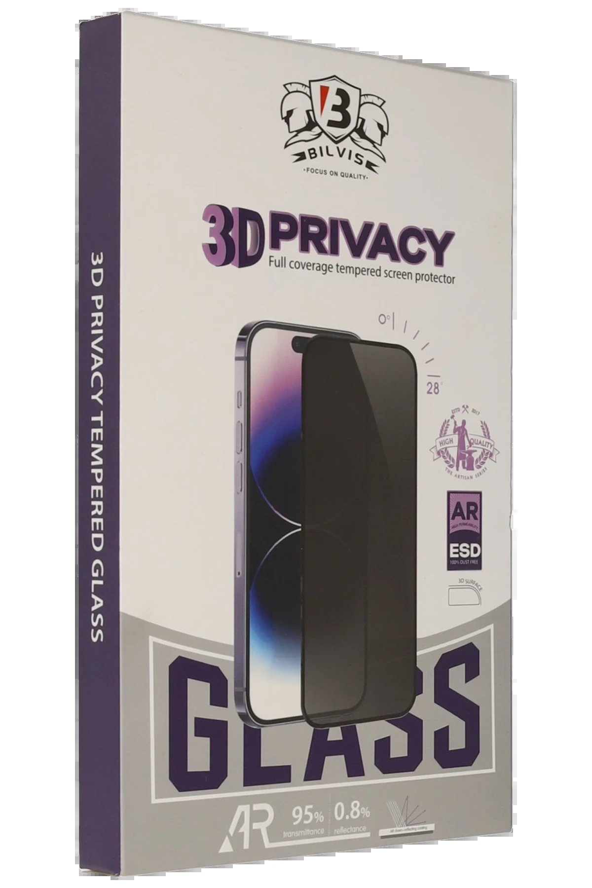 Samsung Galaxy S25 Edge Bilvis 3D Hayalet Cam Ekran Koruyucu-(5796)