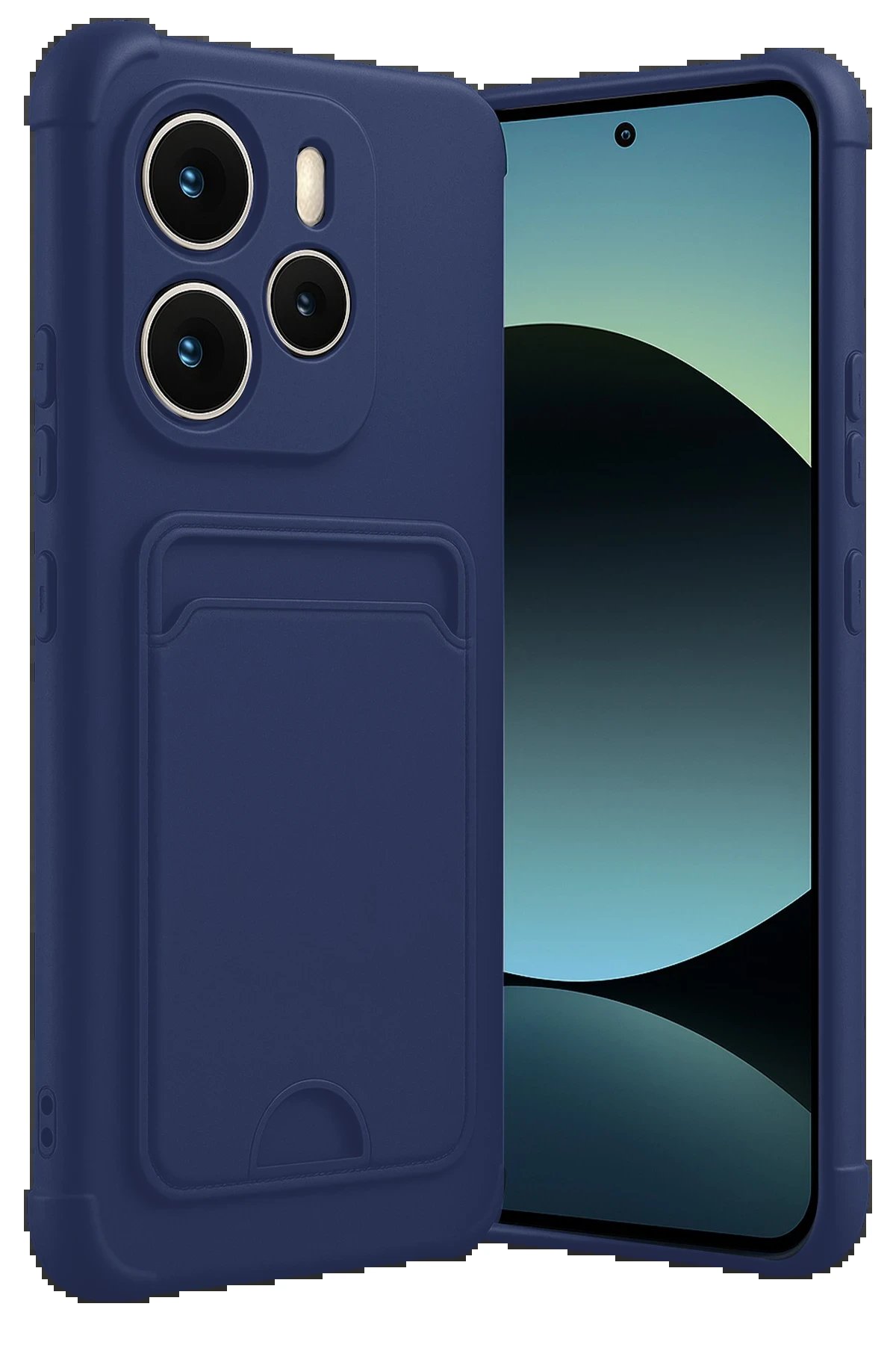 Xiaomi Redmi Note 14 4G Kelvin Kartvizitli Silikon - Lacivert-(5796)