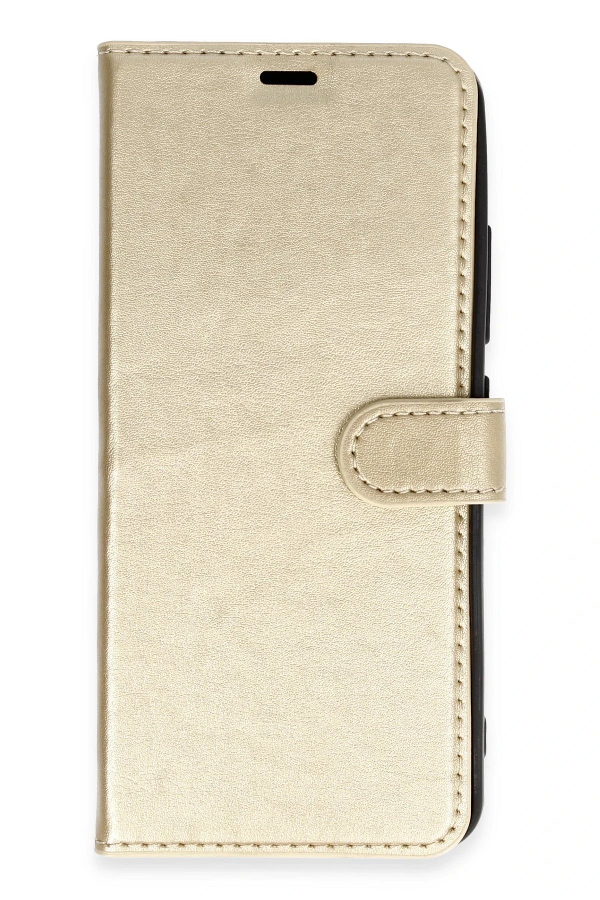Xiaomi Mi 13 Trend S Plus Kapaklı Kılıf - Gold-(5796)
