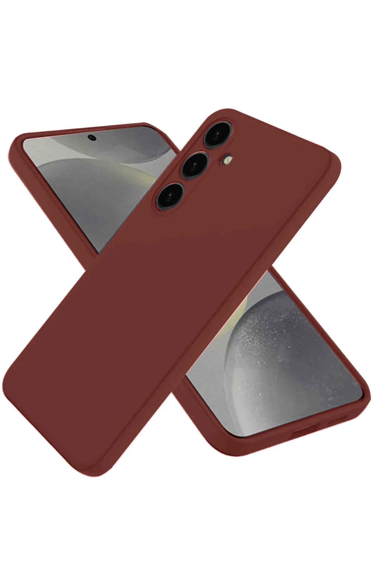 Samsung Galaxy A26 Kılıf First Silikon - Bordo-(5796)