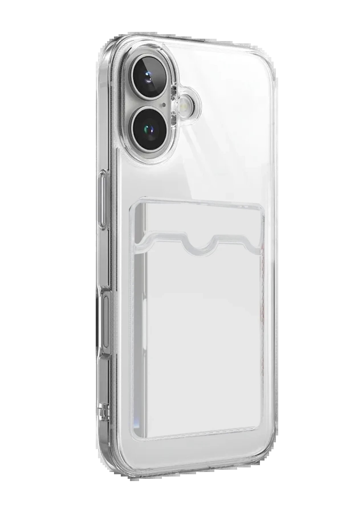 Apple iPhone 17 Kart Şeffaf Silikon - Şeffaf-(5796)