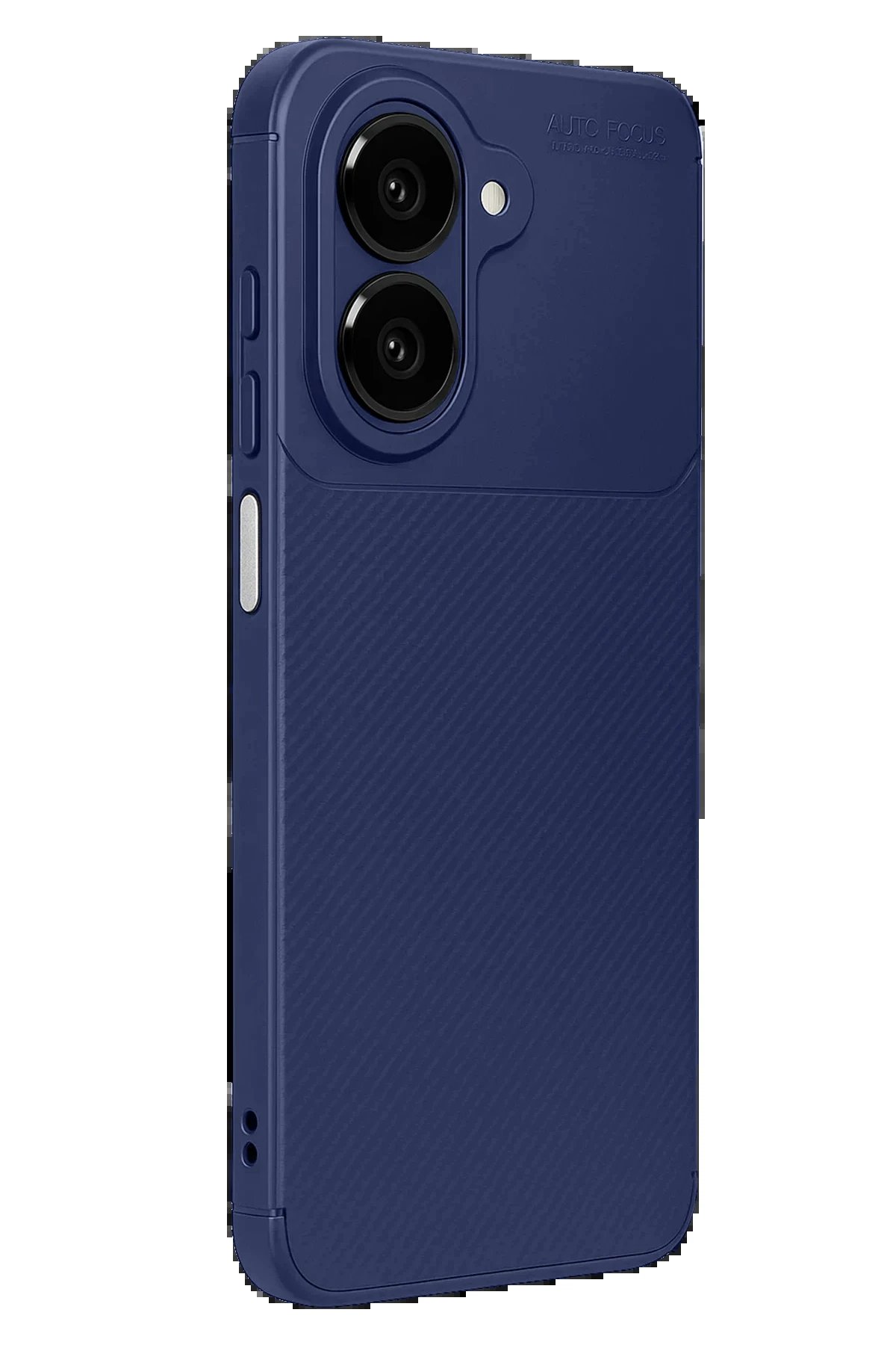 Samsung Galaxy A07 Auto Focus Karbon Kapak - Lacivert-(5796)