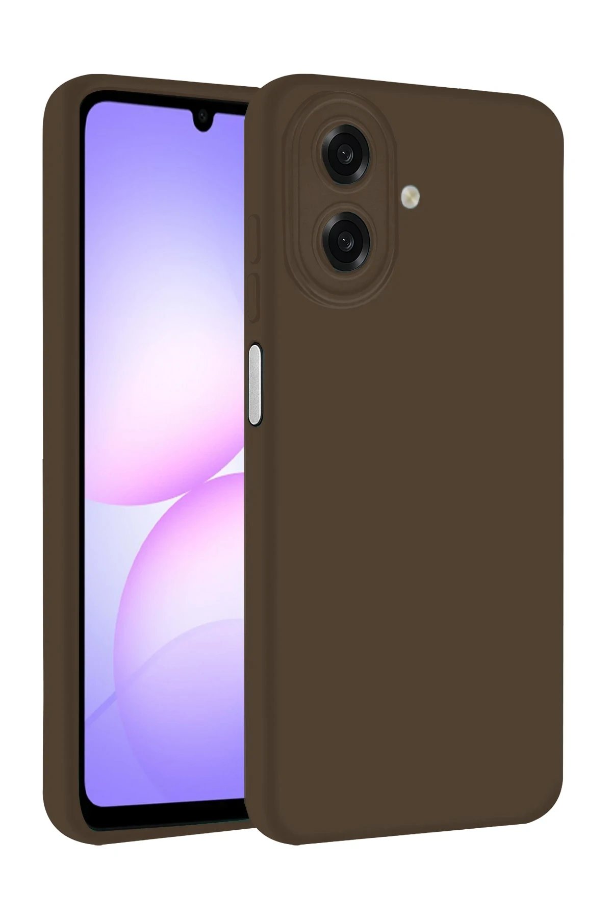 Samsung Galaxy A07 First Silikon - Kahverengi-(5796)