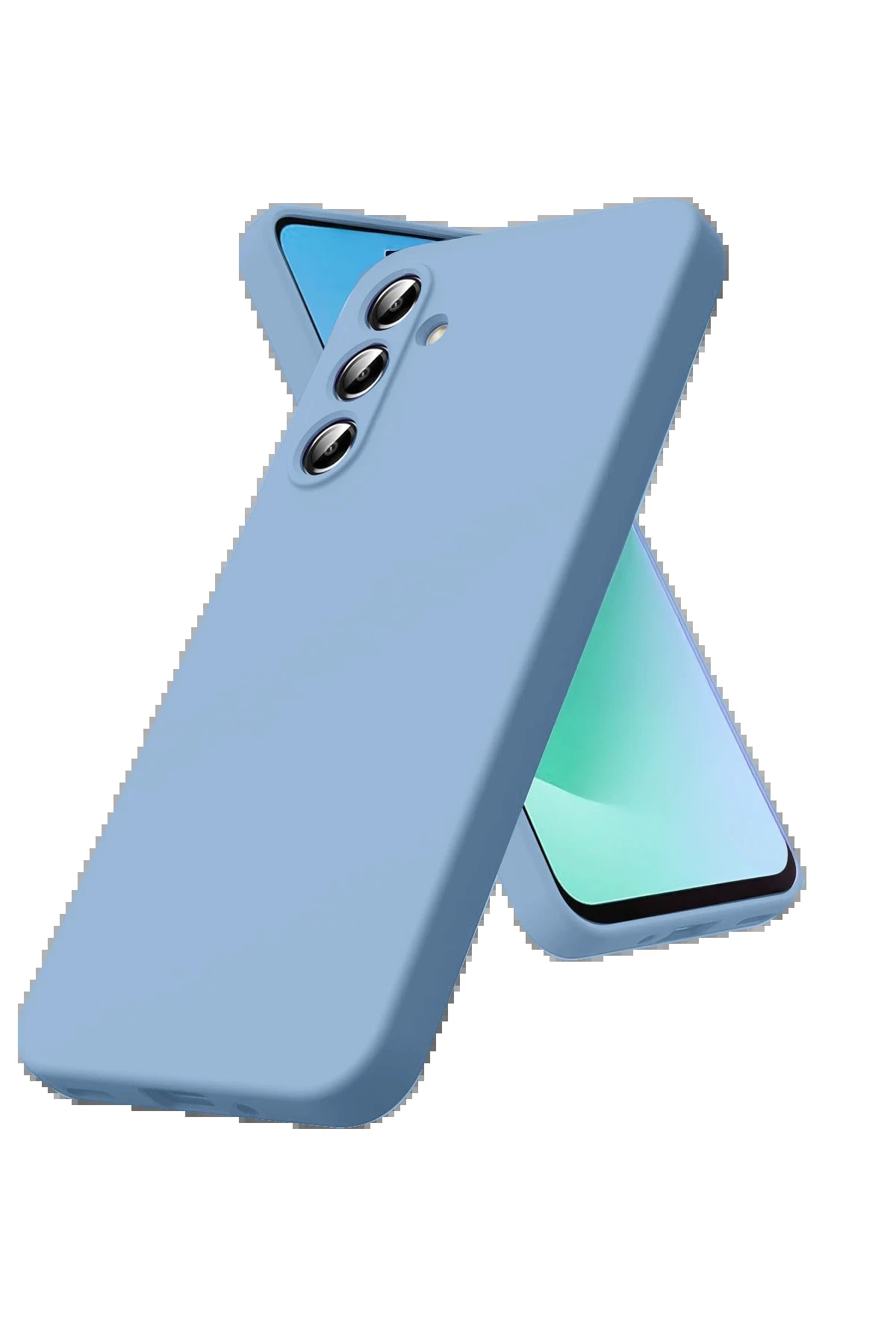 Samsung Galaxy A17 5G Nano içi Kadife Silikon - Mavi-(5796)