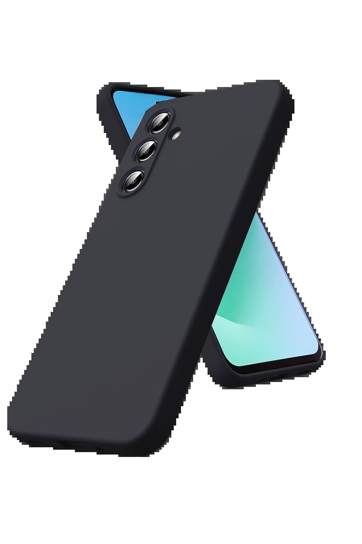 Samsung Galaxy A17 5G Nano içi Kadife Silikon - Siyah-(5796)