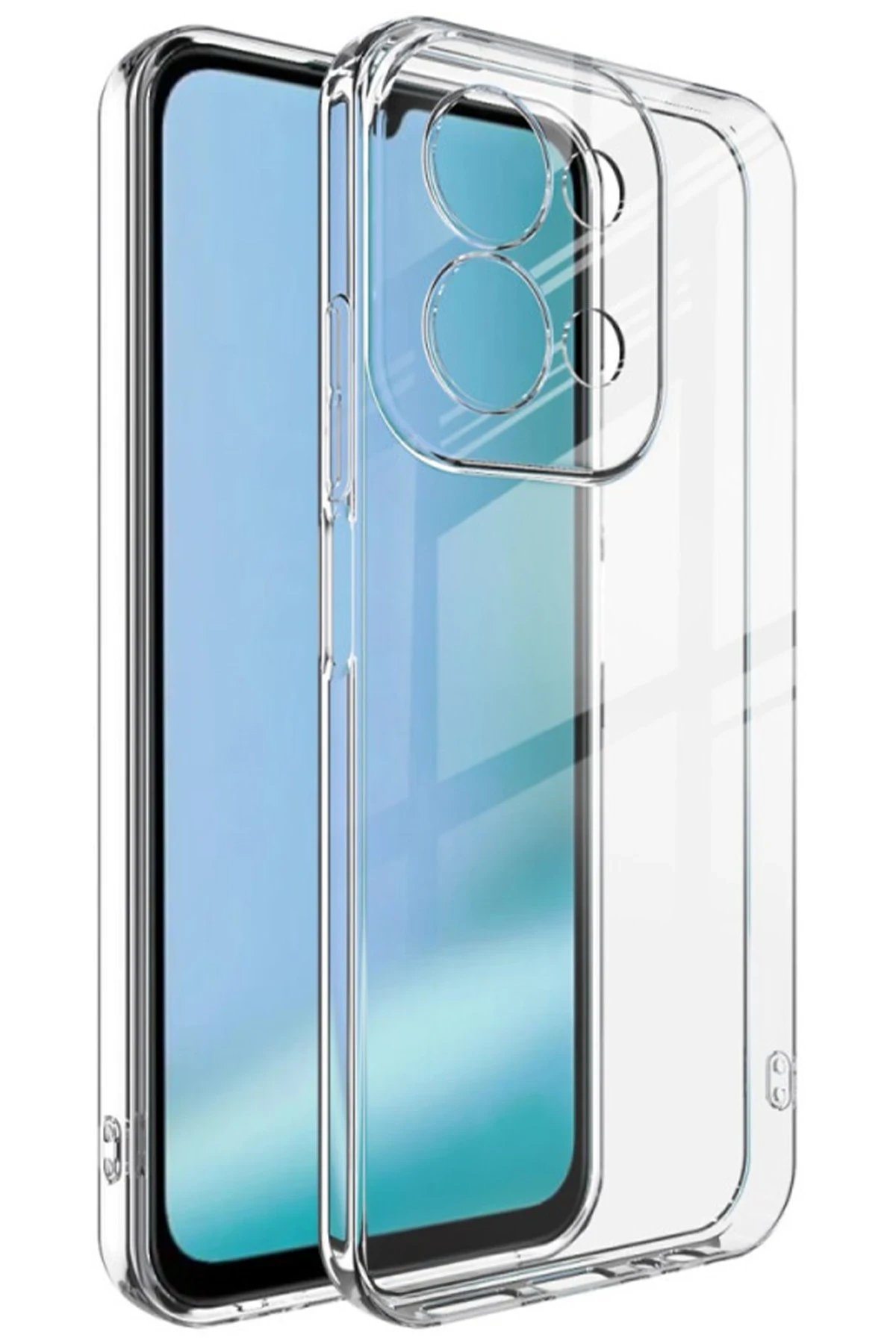Xiaomi Redmi 15C 4G Lüx Şeffaf Silikon - Şeffaf-(5796)