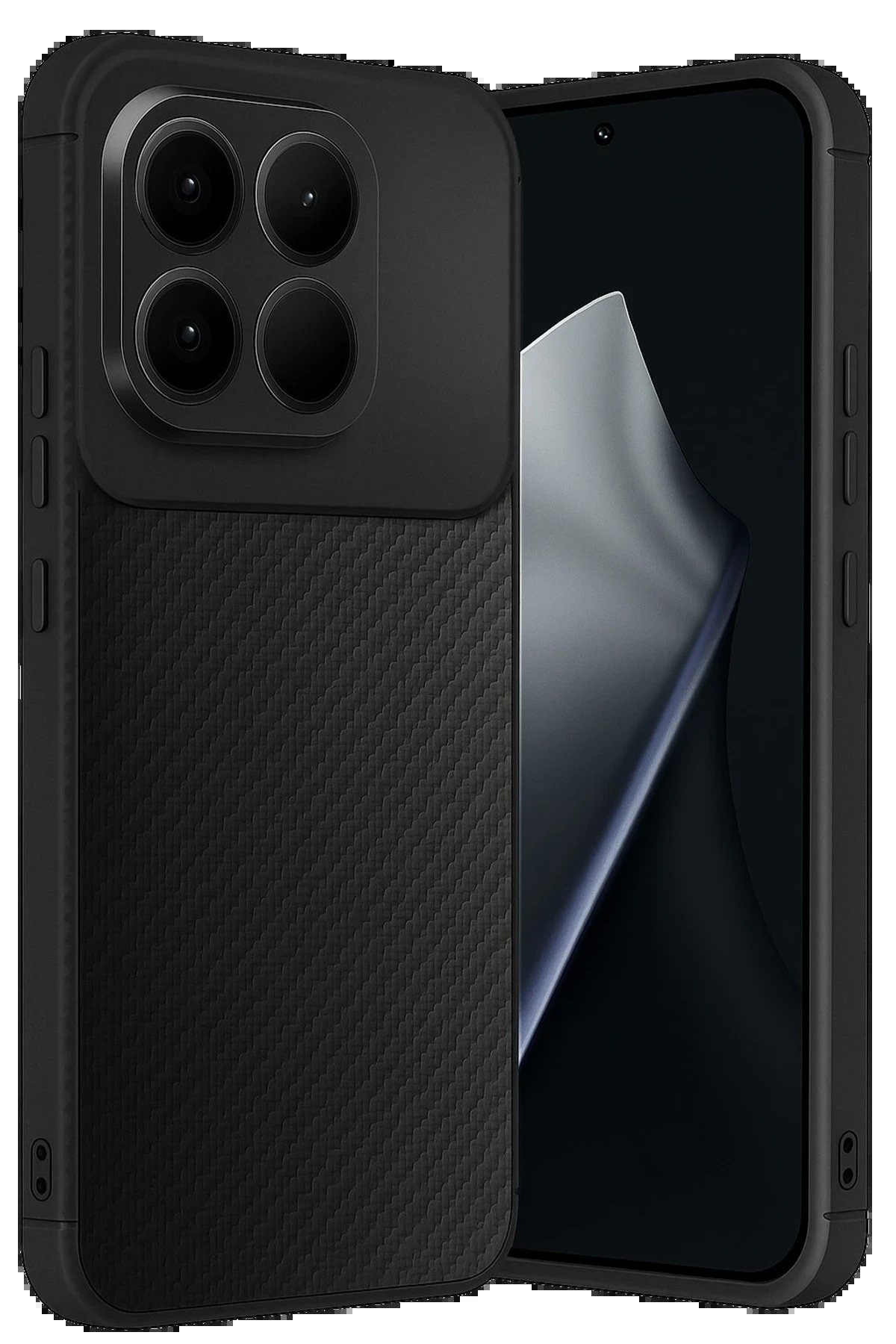 Xiaomi Mi 15T Auto Focus Karbon Kapak - Siyah-(5796)